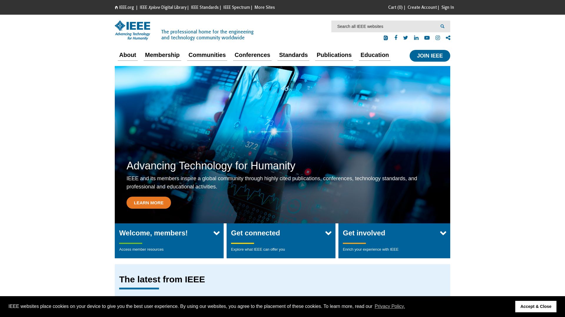 Status do site ieee.org está   ONLINE