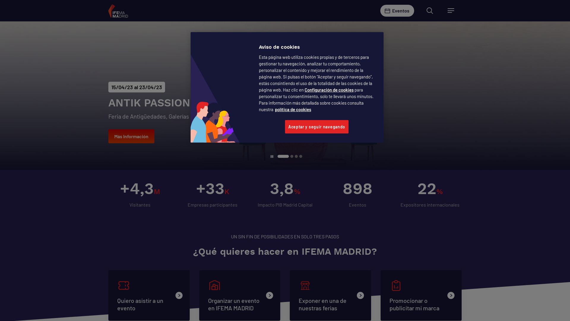Status do site ifema.es está   ONLINE