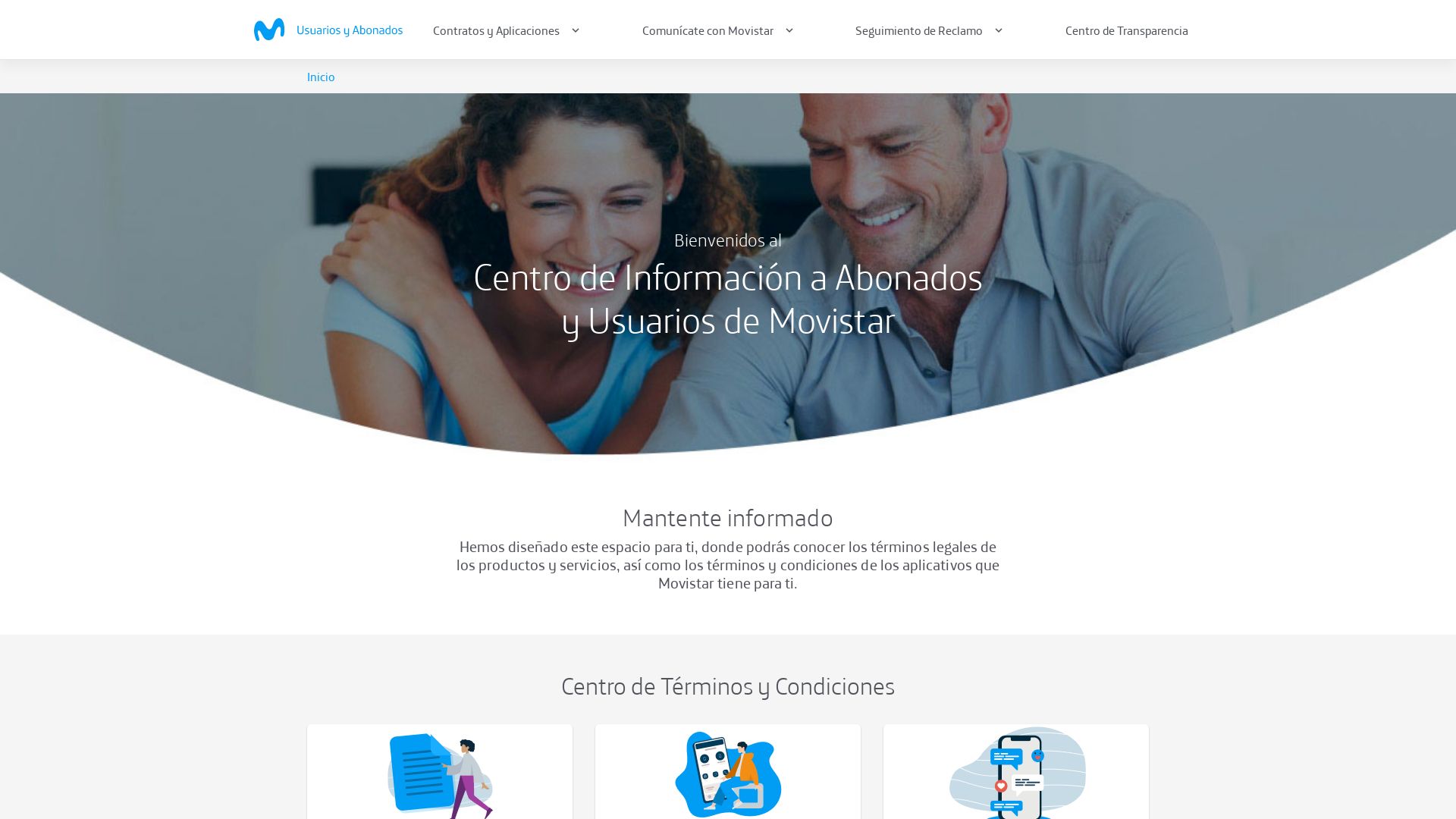 Status do site infoabonados.movistar.com.pe está   ONLINE