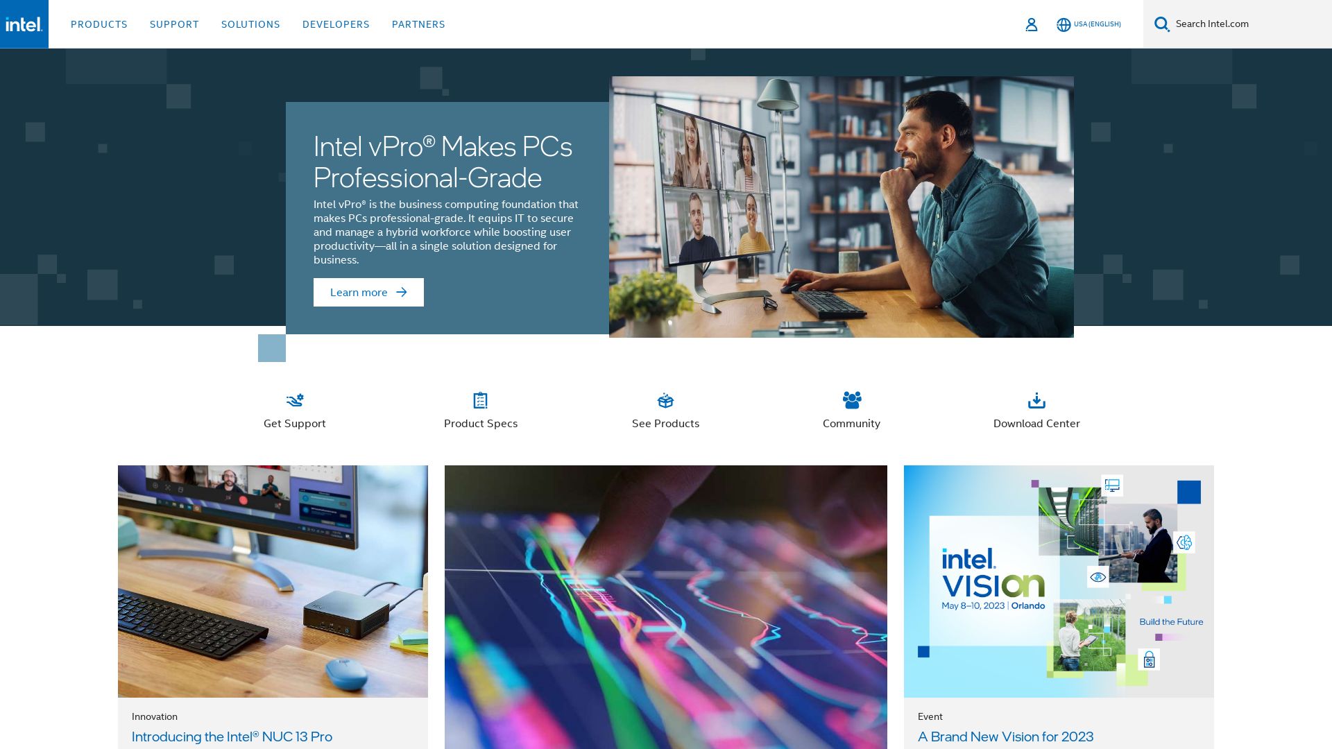 Status do site intel.com está   ONLINE