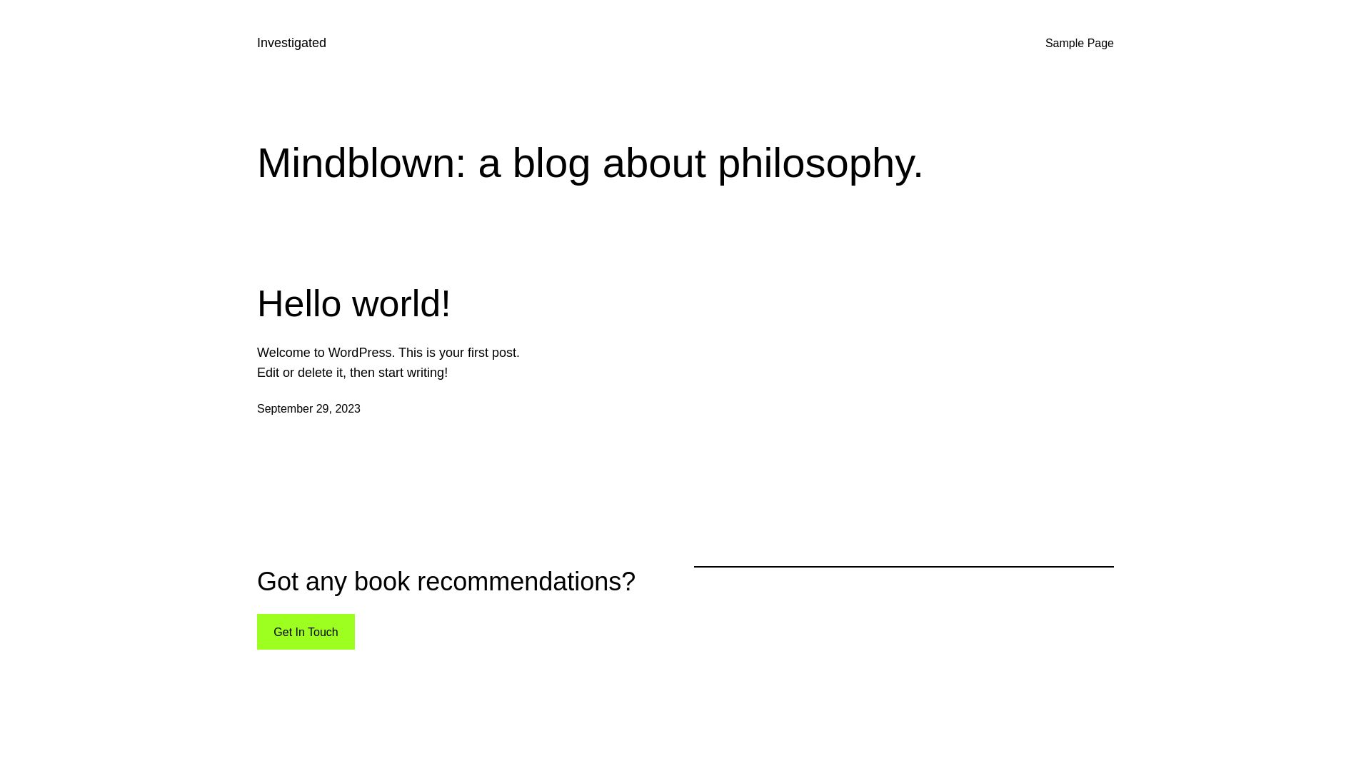 Status do site investigated.org está   ONLINE