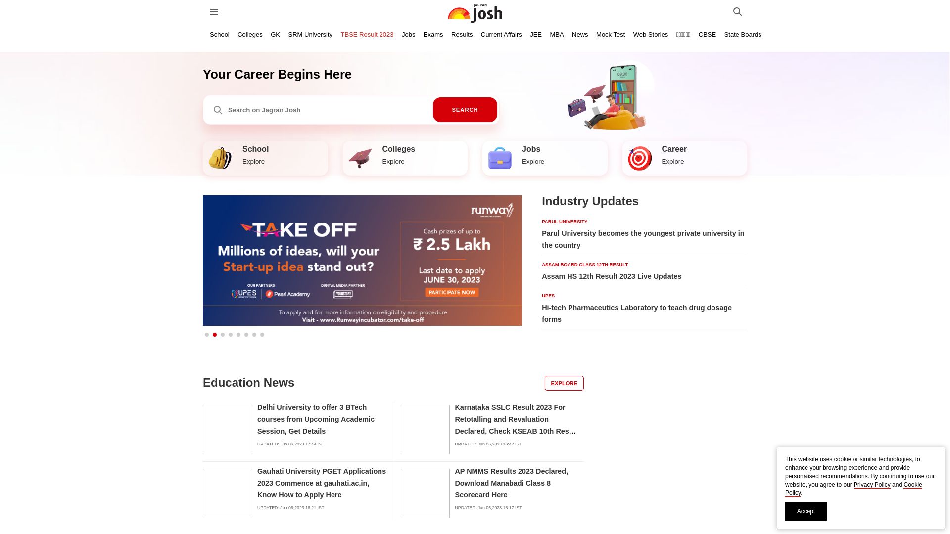 Status do site jagranjosh.com está   ONLINE