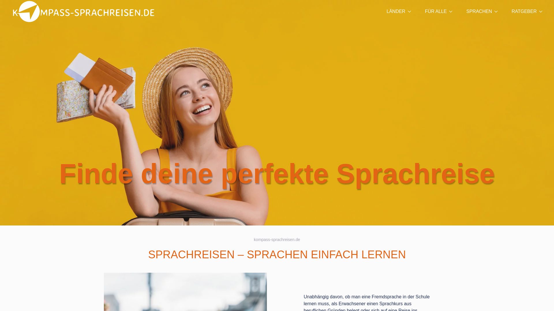 Status do site kompass-sprachreisen.de está   ONLINE