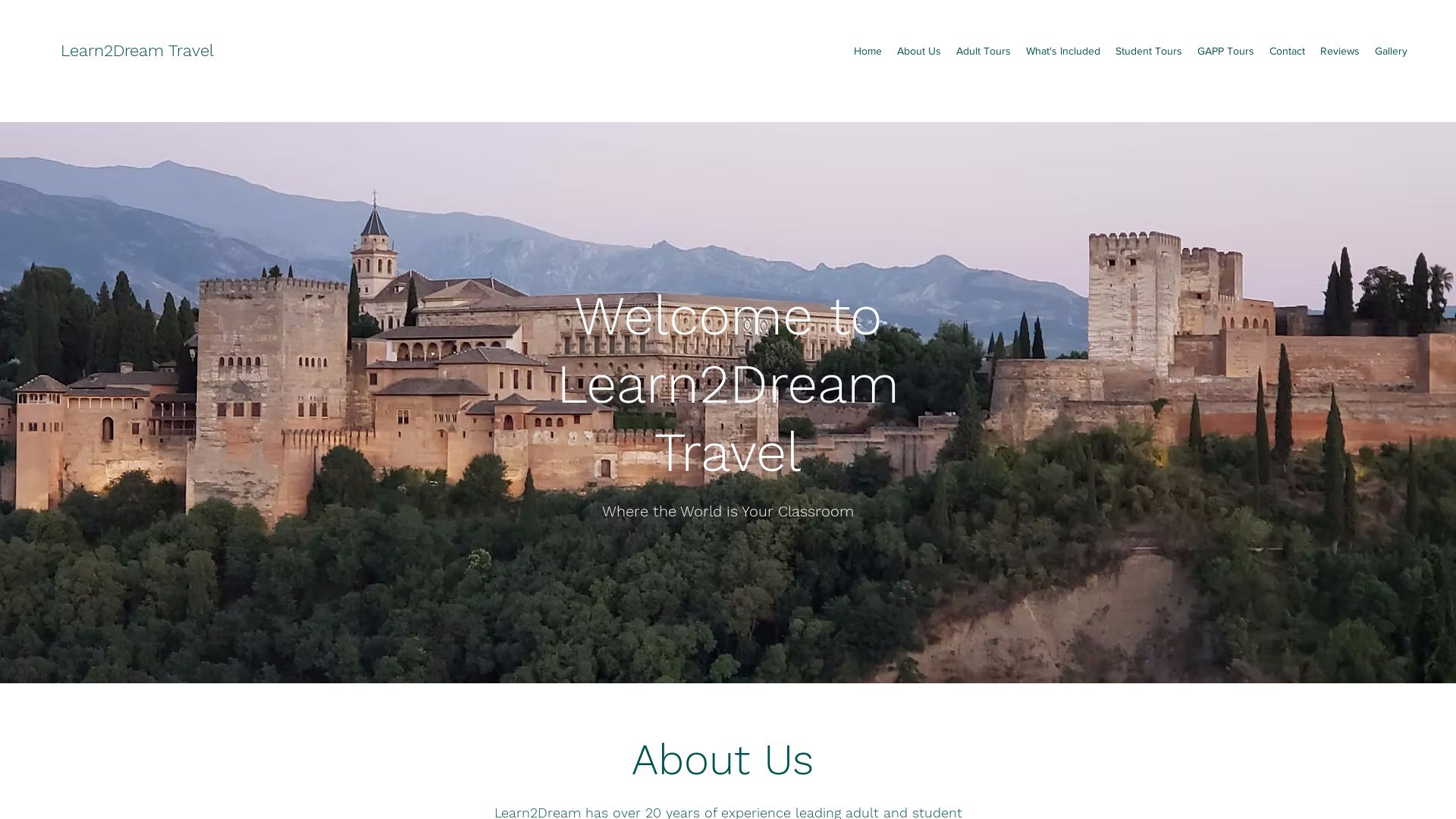 Status do site learn2dreamtravel.com está   ONLINE