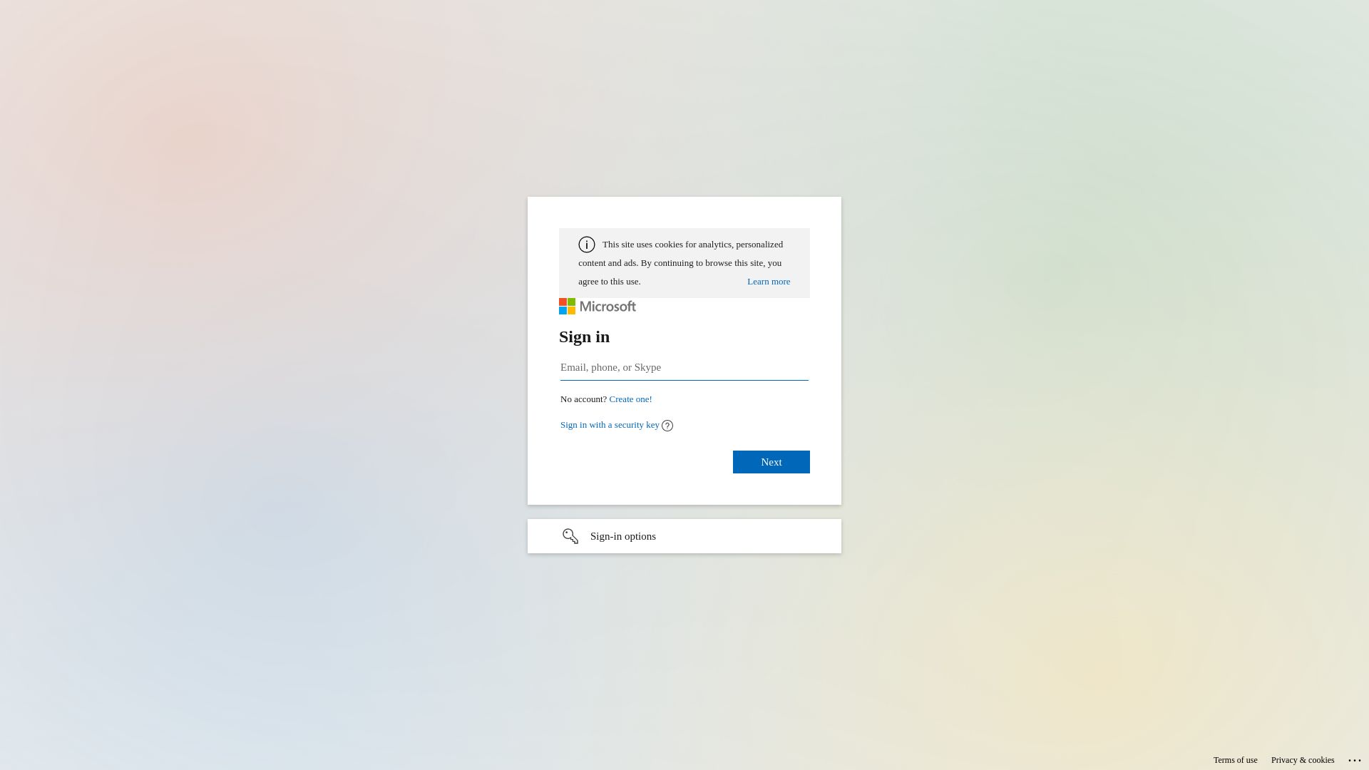 Status do site login.live.com está   ONLINE