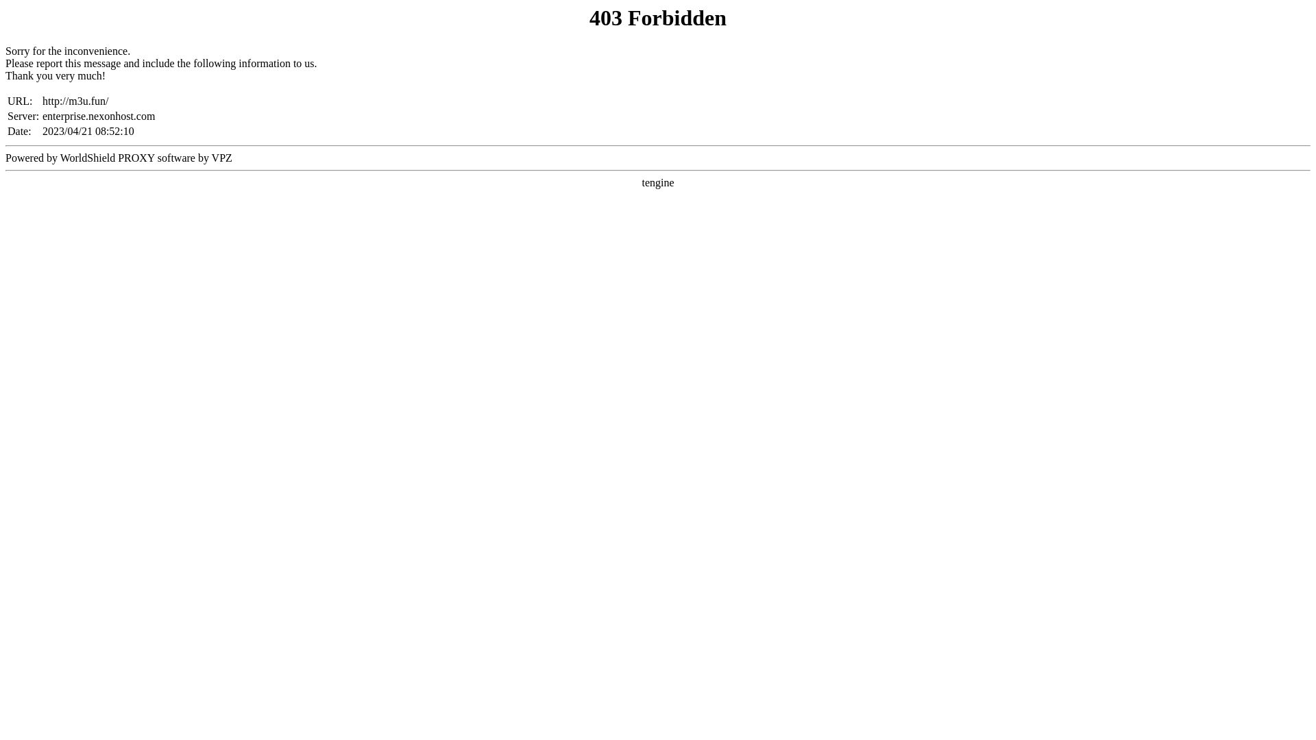 Status do site m3u.fun está   ONLINE