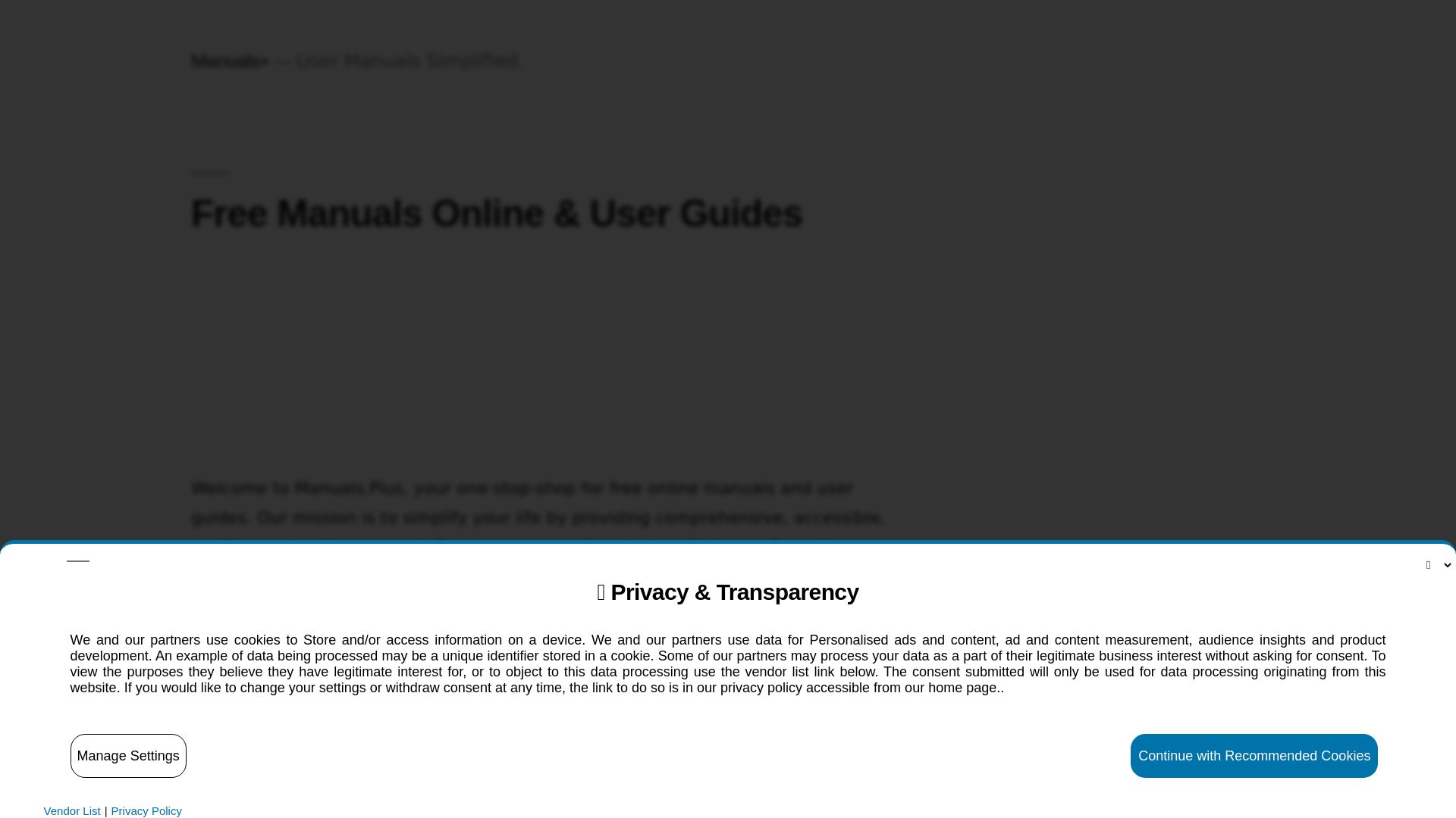 Status do site manuals.plus está   ONLINE