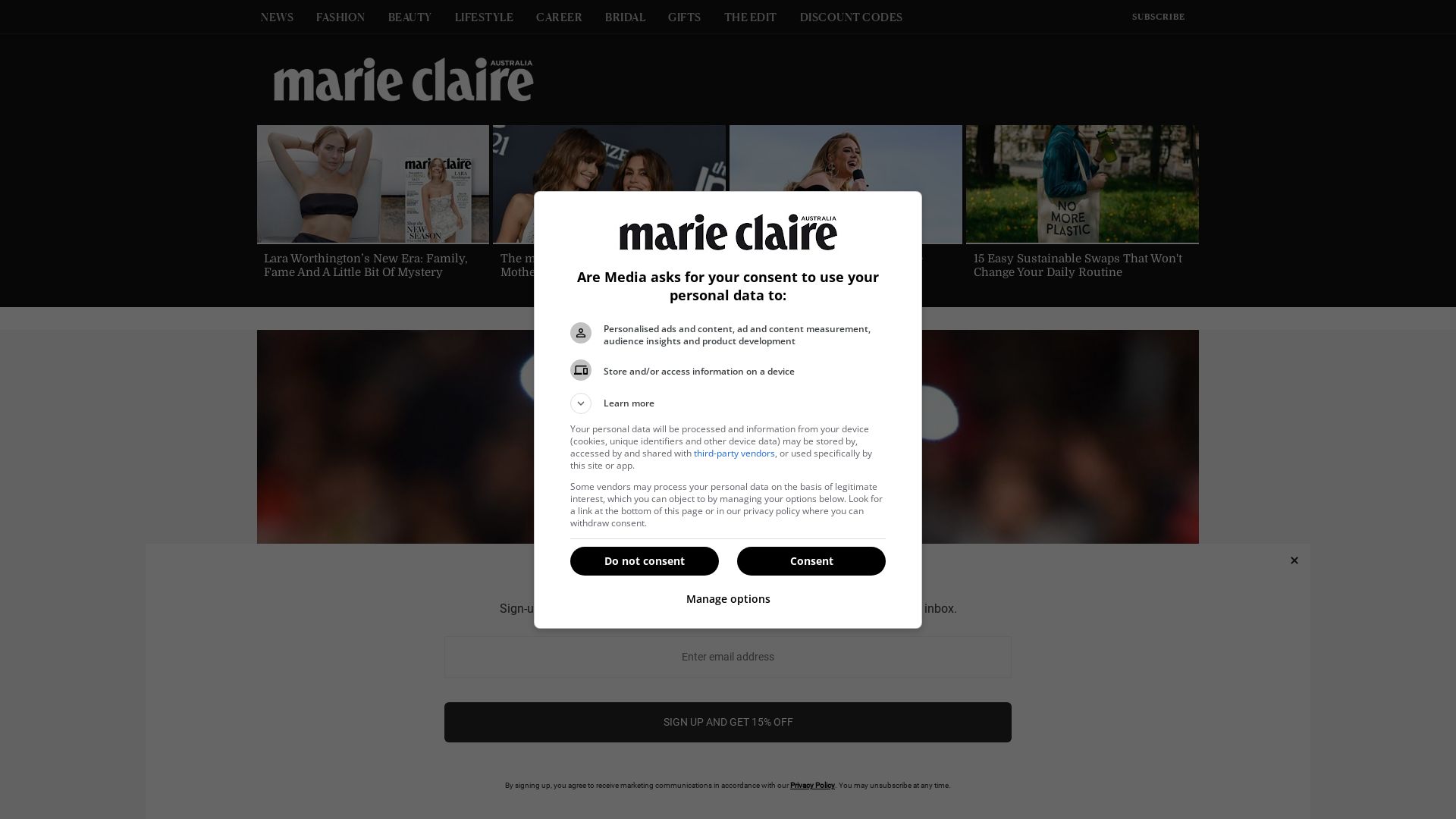 Status do site marieclaire.com.au está   ONLINE