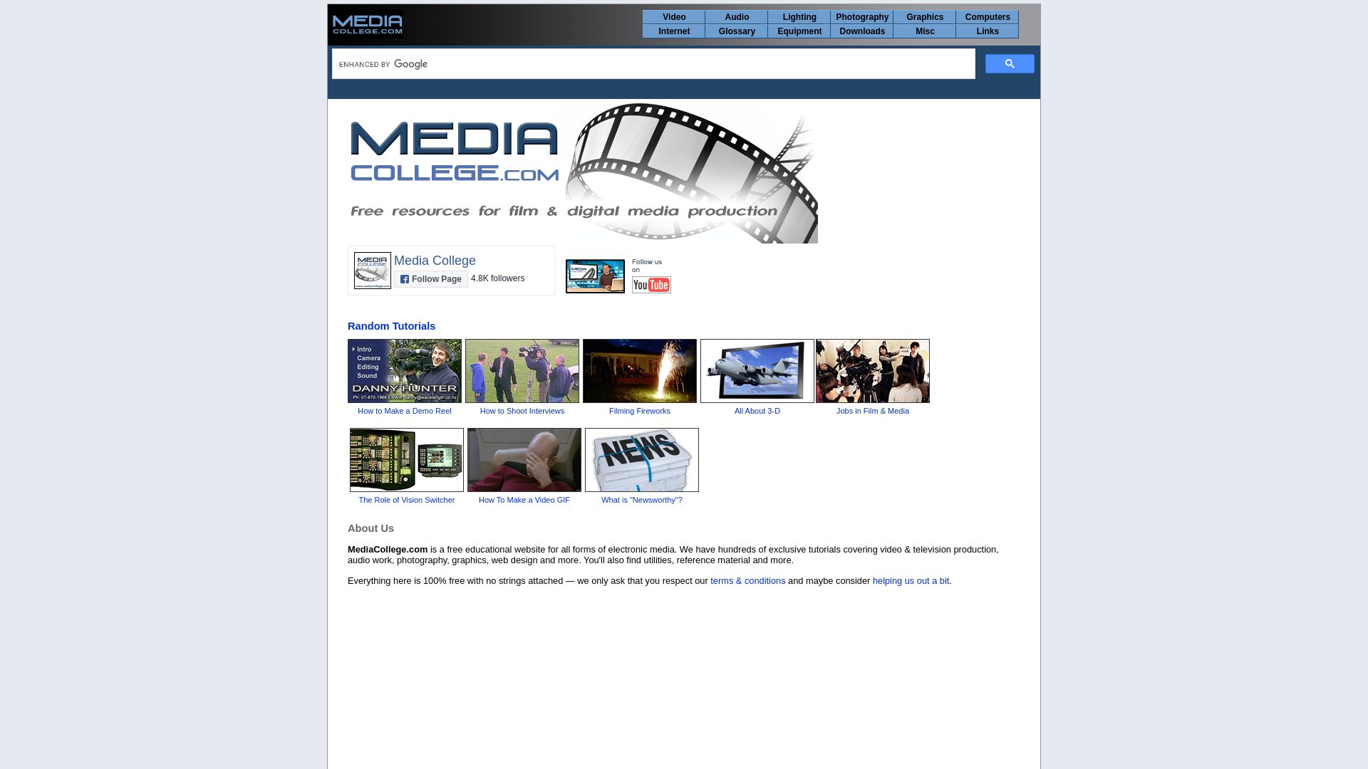 Status do site mediacollege.com está   ONLINE