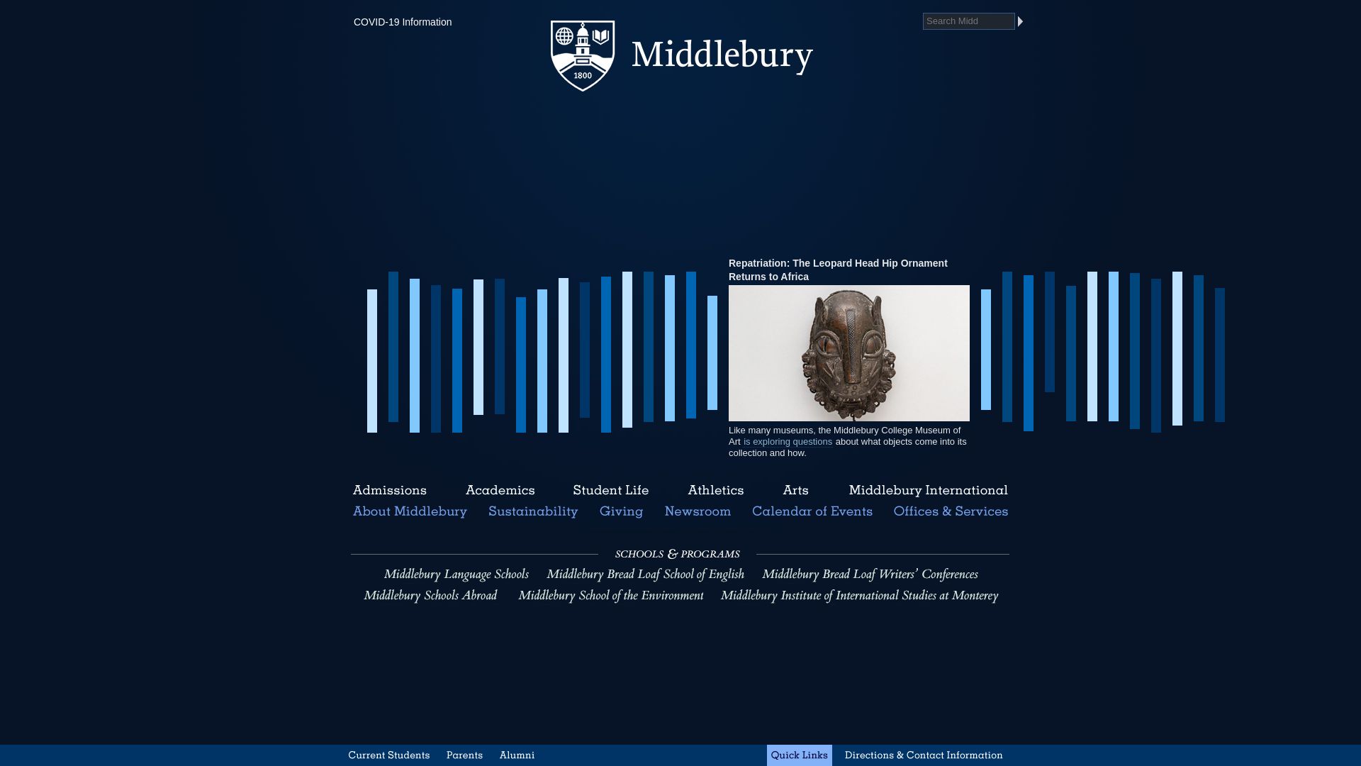 Status do site middlebury.edu está   ONLINE