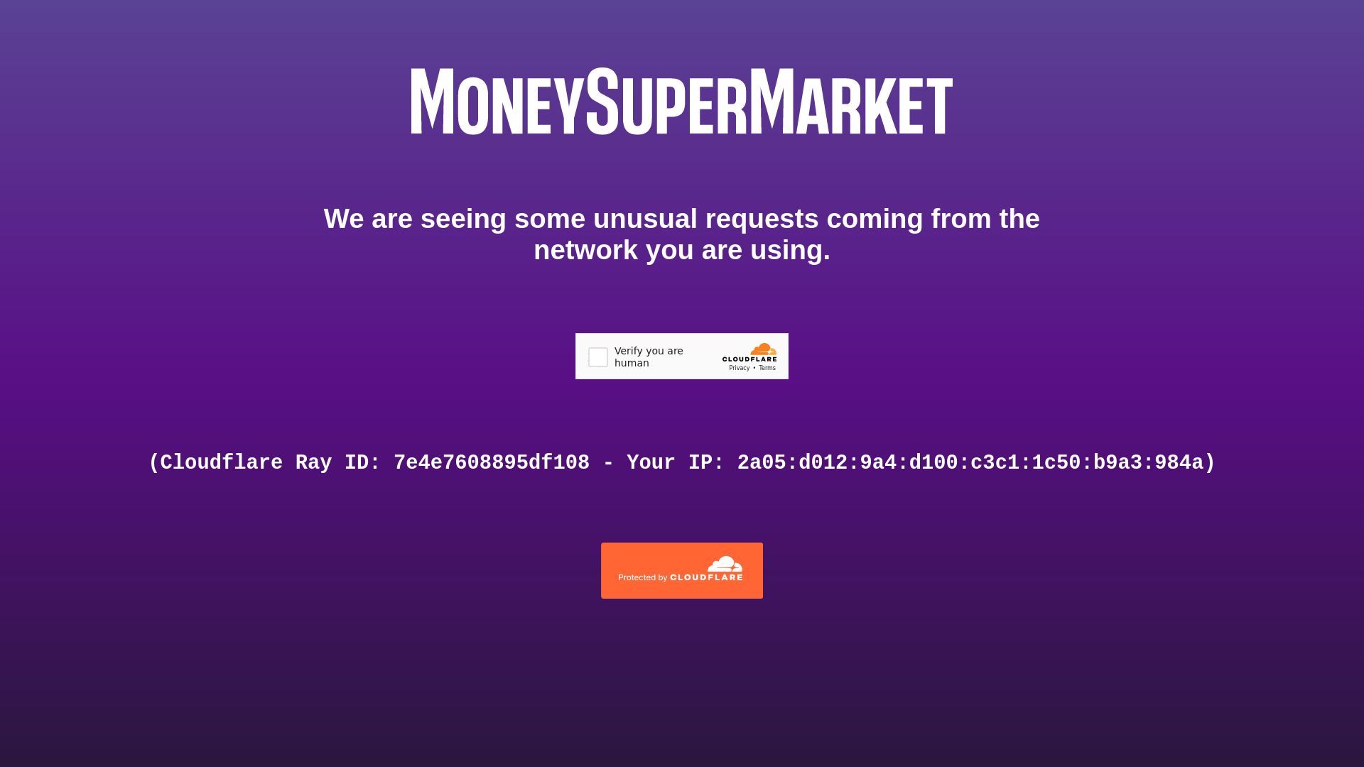 Status do site moneysupermarket.com está   ONLINE