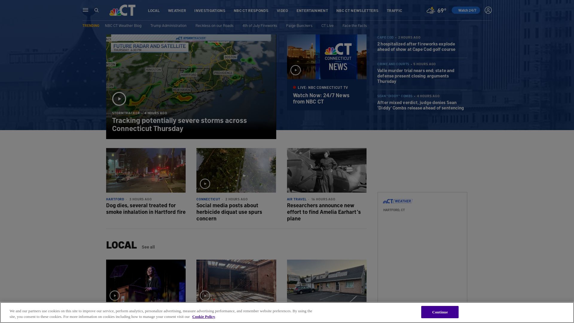 Status do site nbcconnecticut.com está   ONLINE