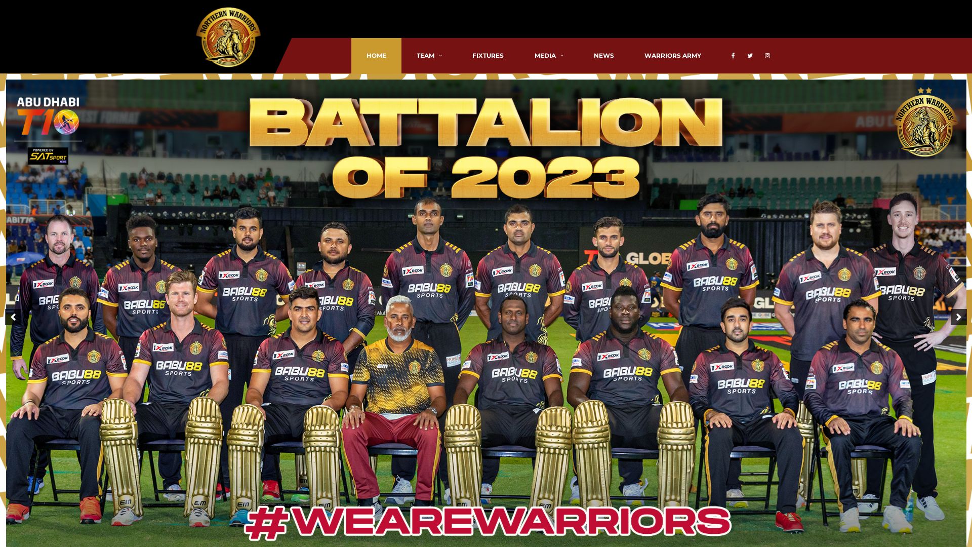 Status do site northernwarriors.ae está   ONLINE