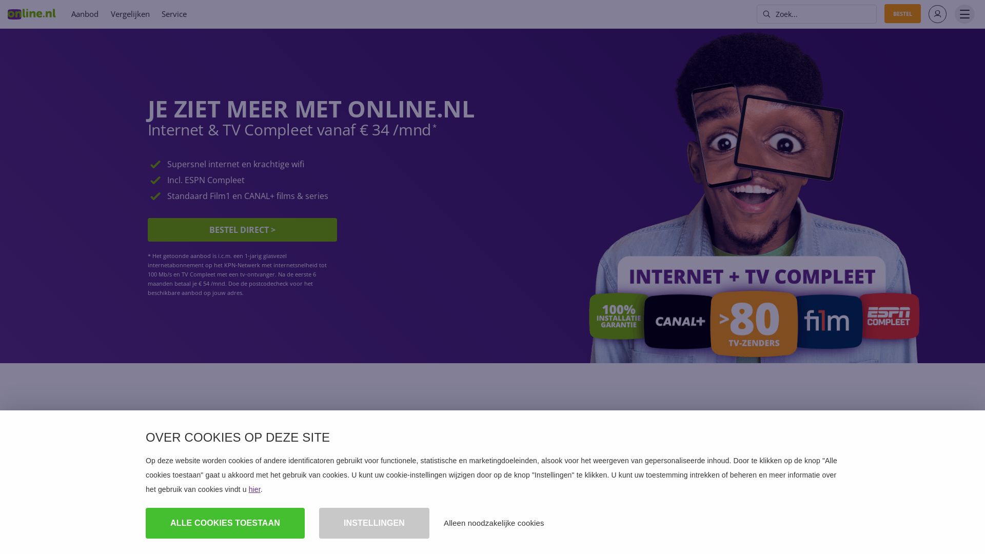 Status do site online.nl está   ONLINE