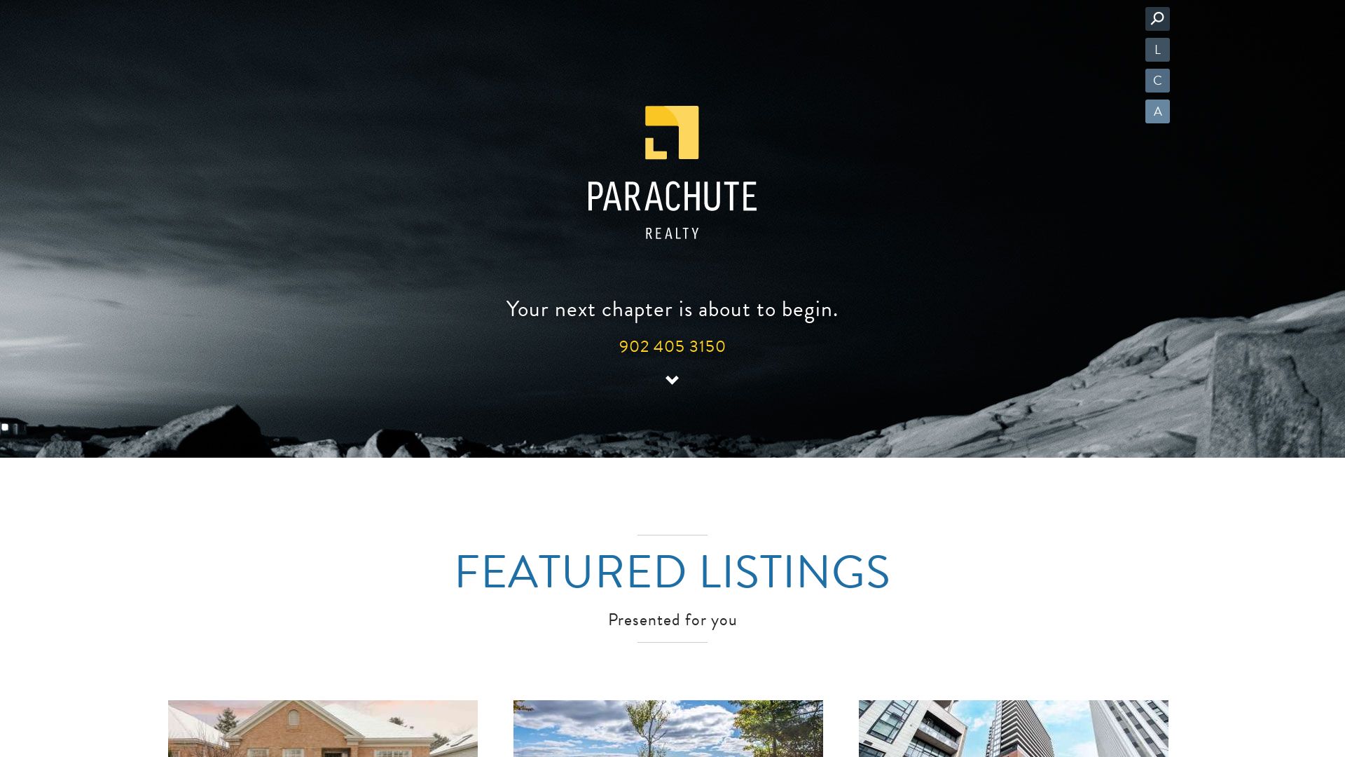 Status do site parachuterealty.ca está   ONLINE