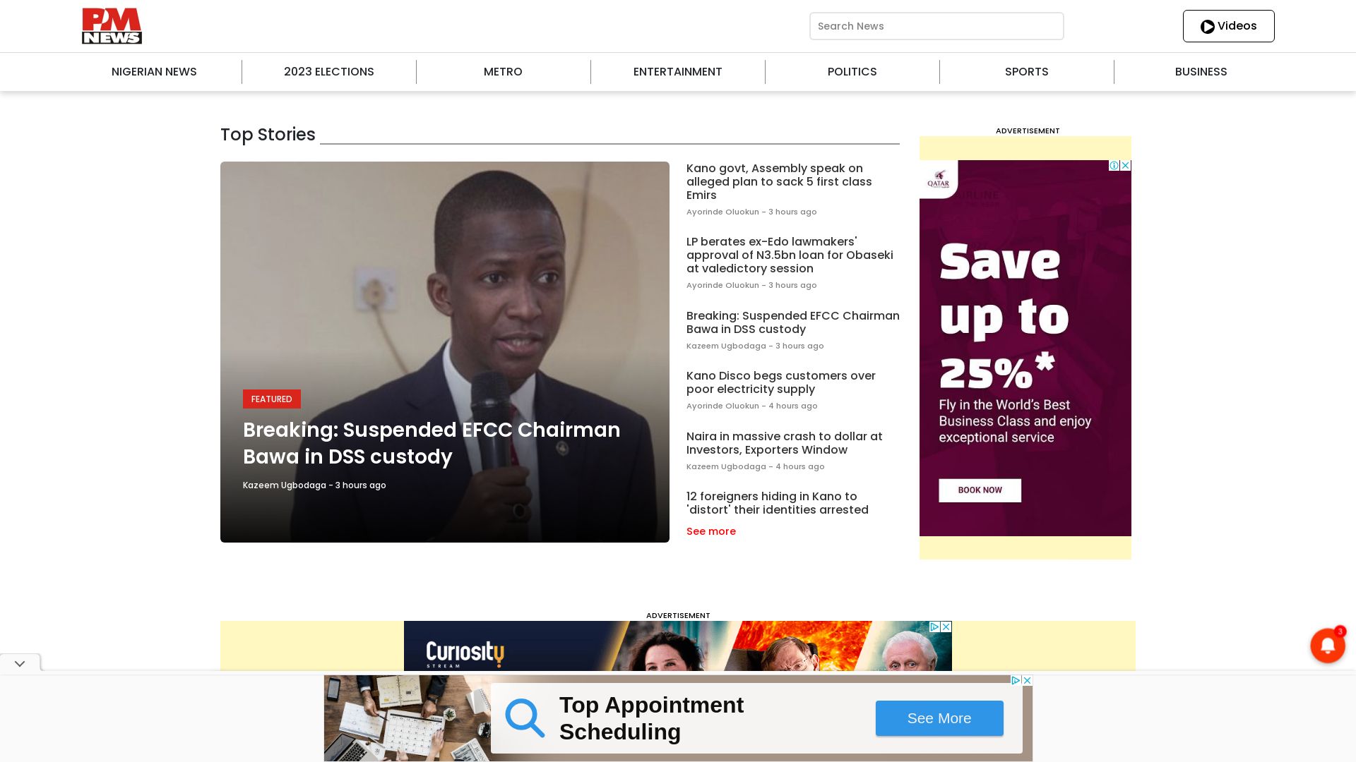 Status do site pmnewsnigeria.com está   ONLINE