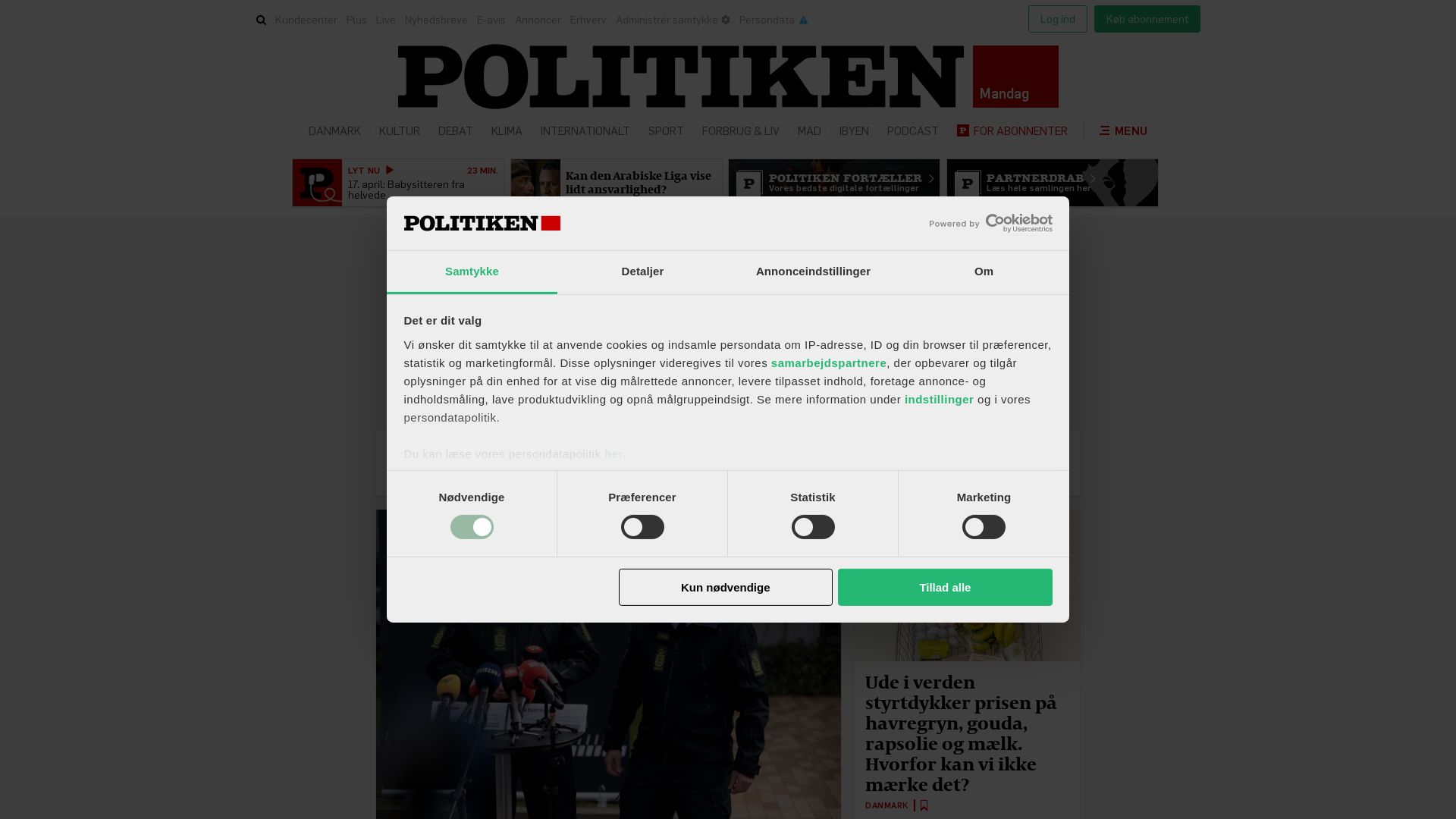 Status do site politiken.dk está   ONLINE