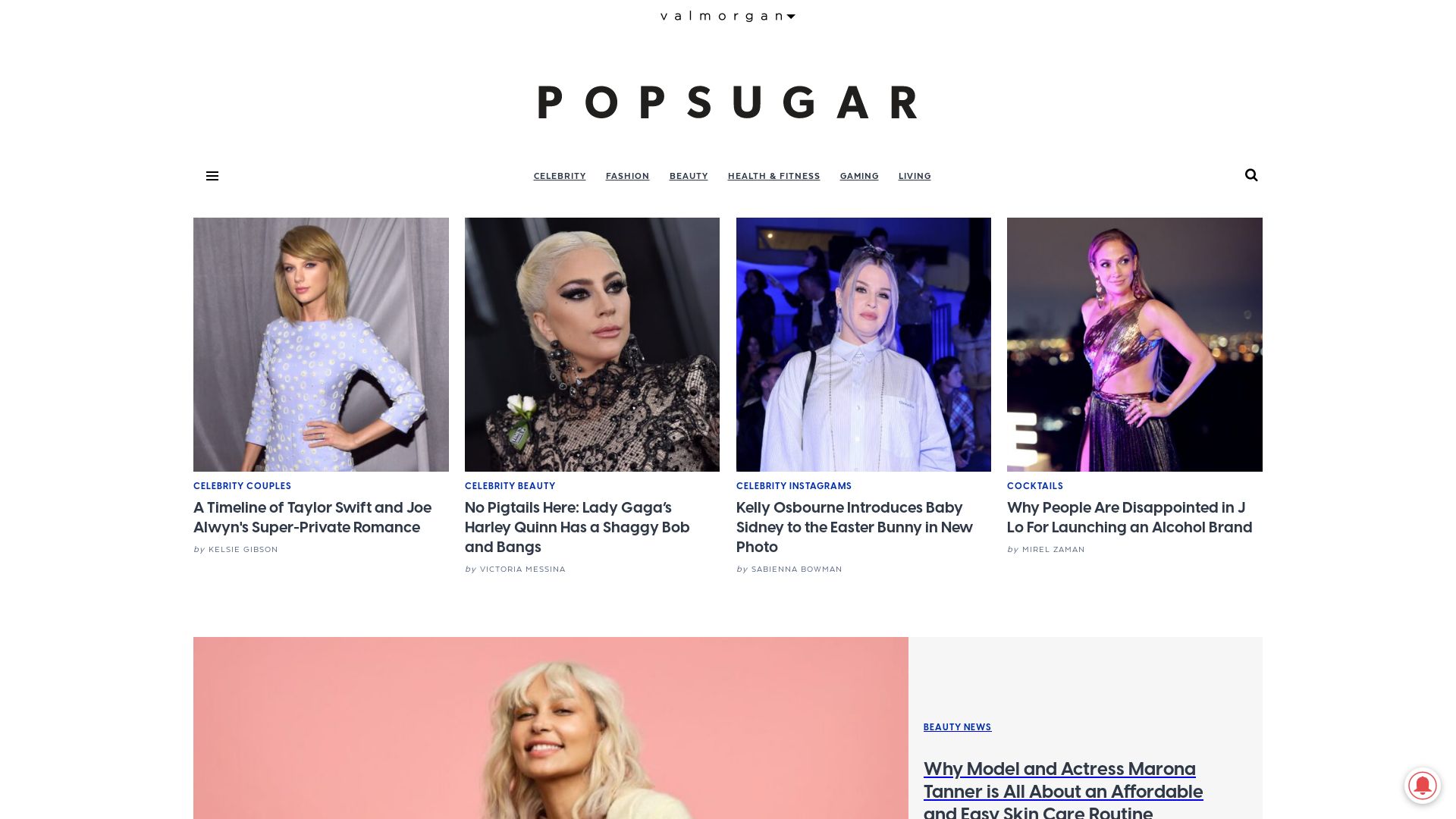 Status do site popsugar.com.au está   ONLINE