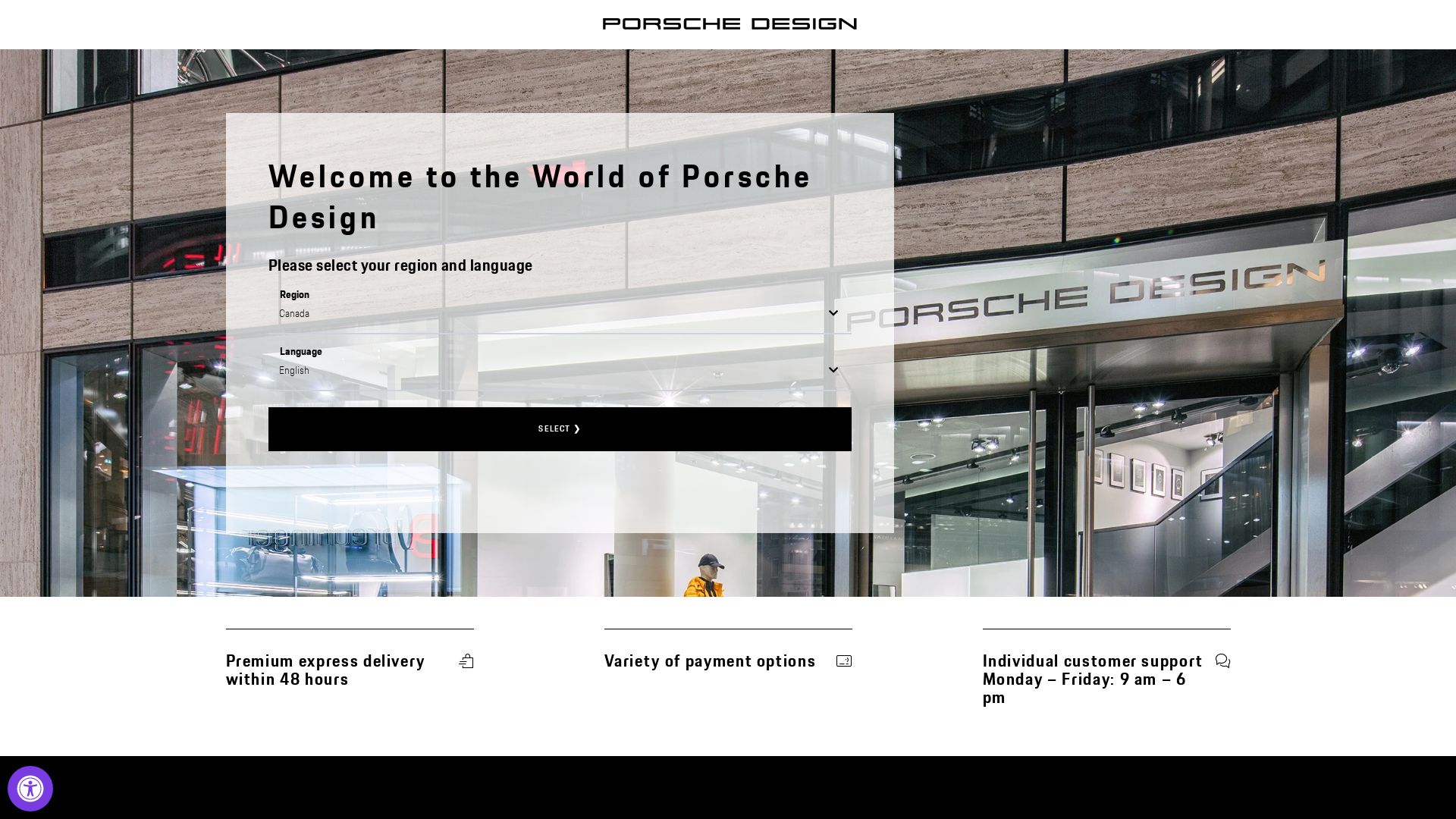 Status do site porsche-design.com está   ONLINE