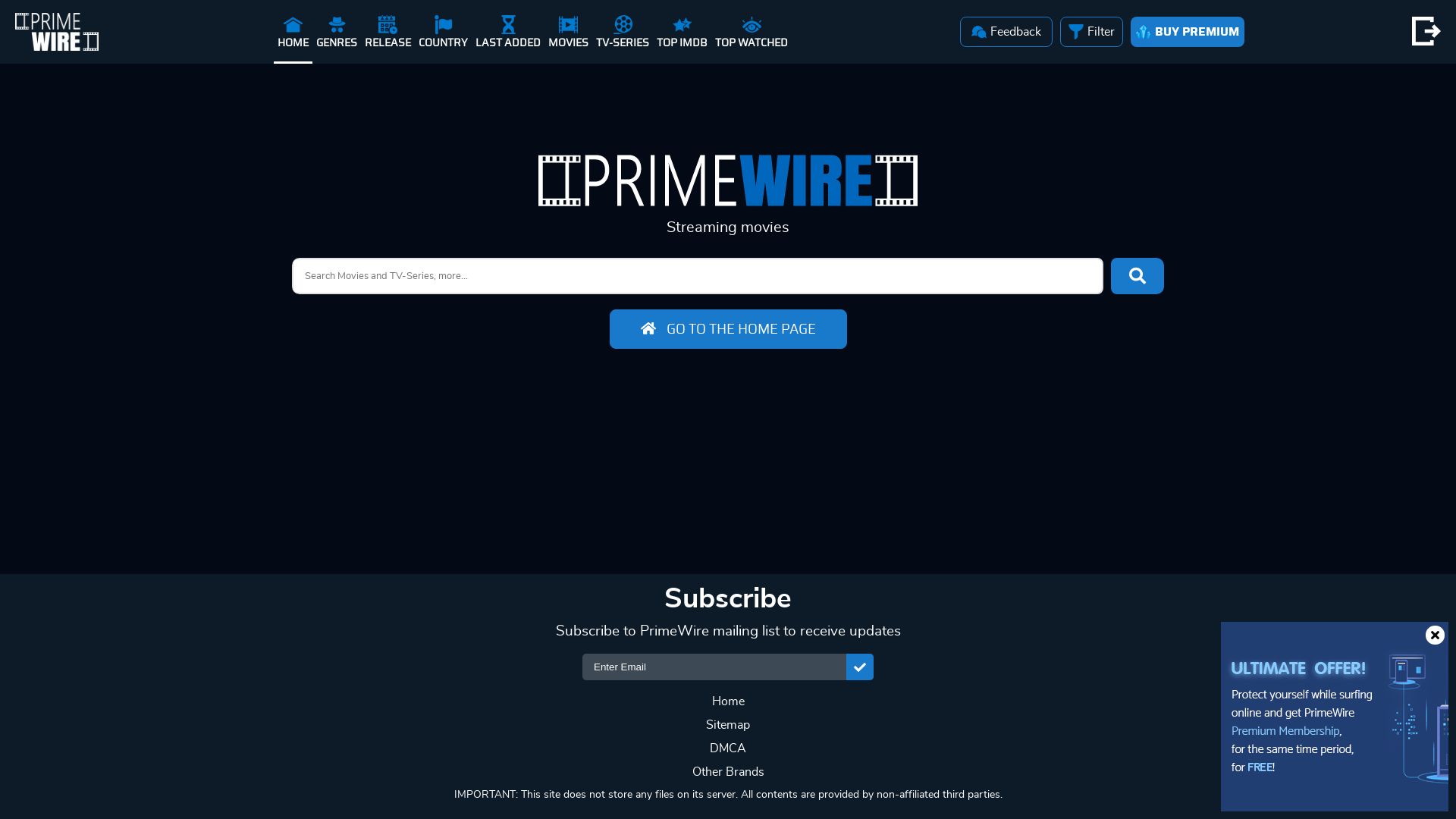 Status do site primewire.show está   ONLINE