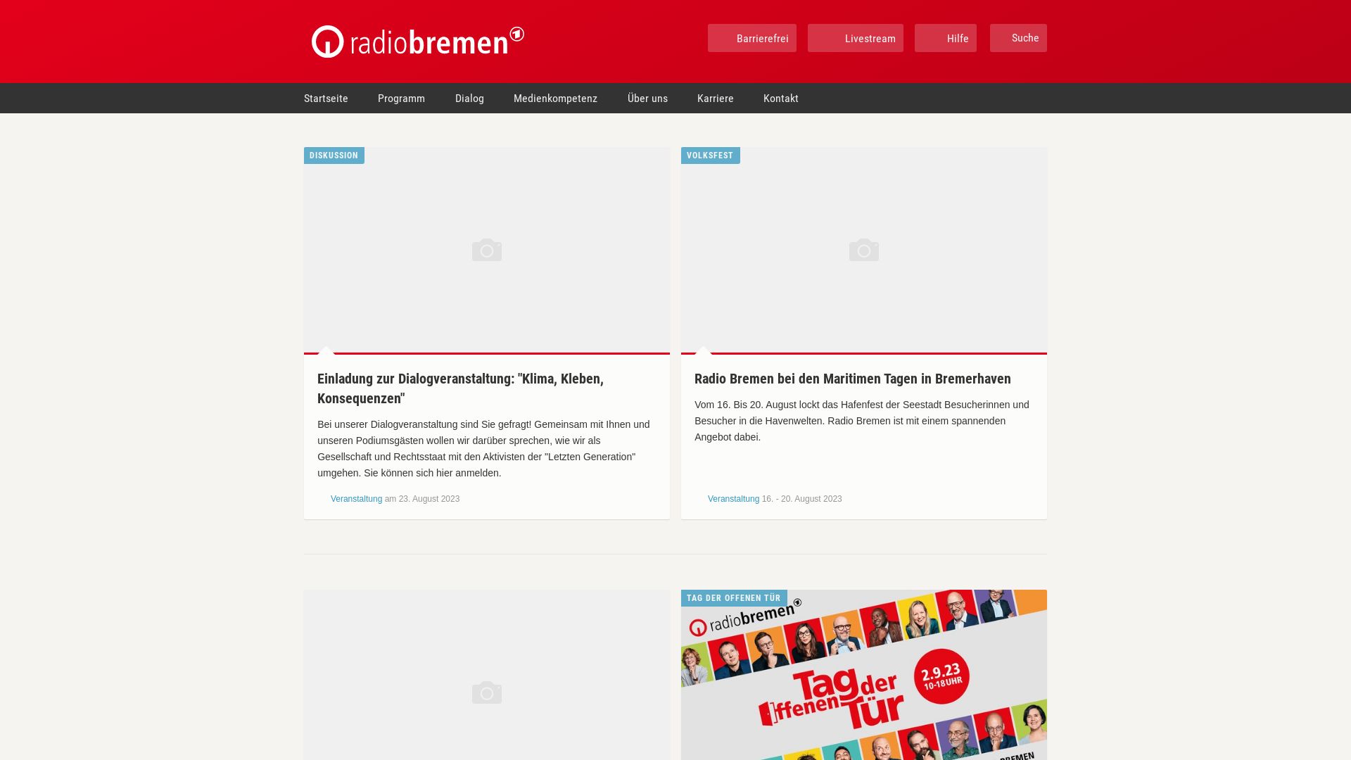 Status do site radiobremen.de está   ONLINE