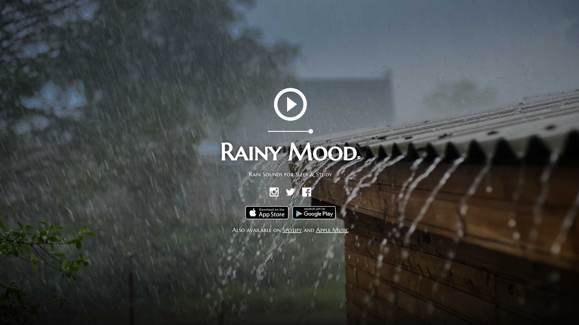 Status do site rainymood.com está   ONLINE