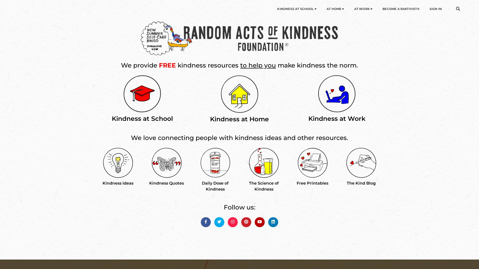 Status do site randomactsofkindness.org está   ONLINE