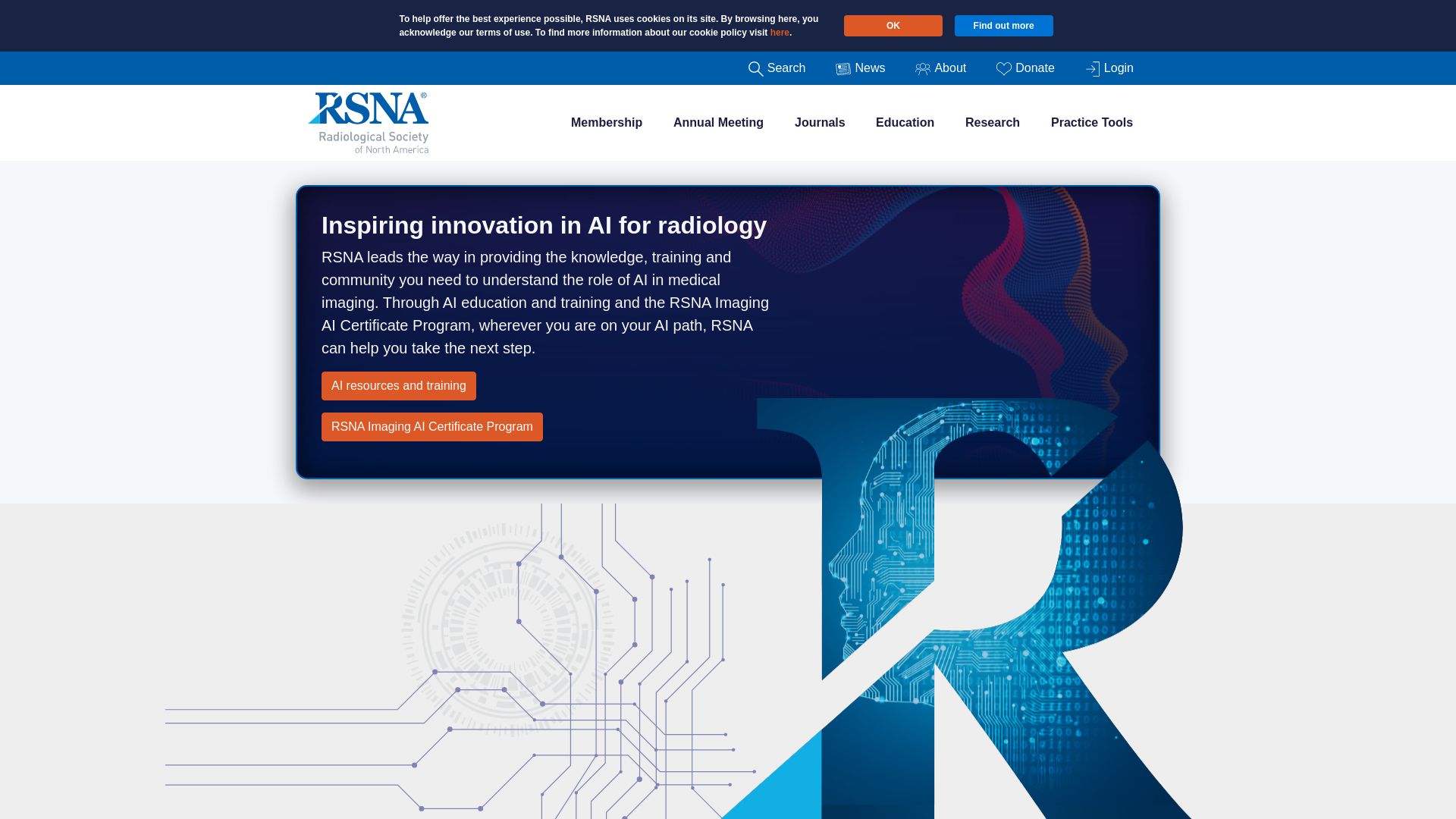 Status do site rsna.org está   ONLINE