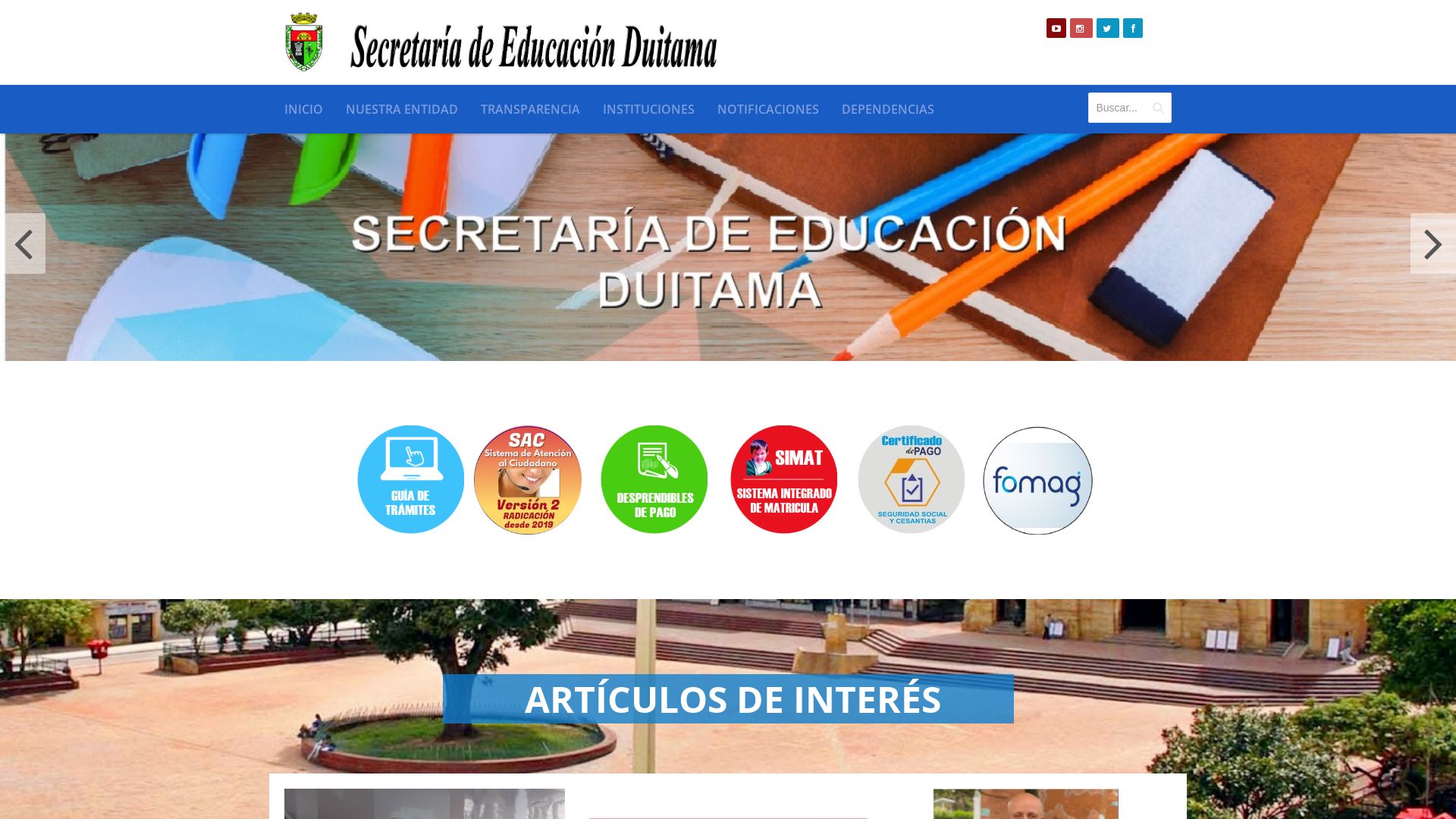 Status do site semduitama.gov.co está   ONLINE