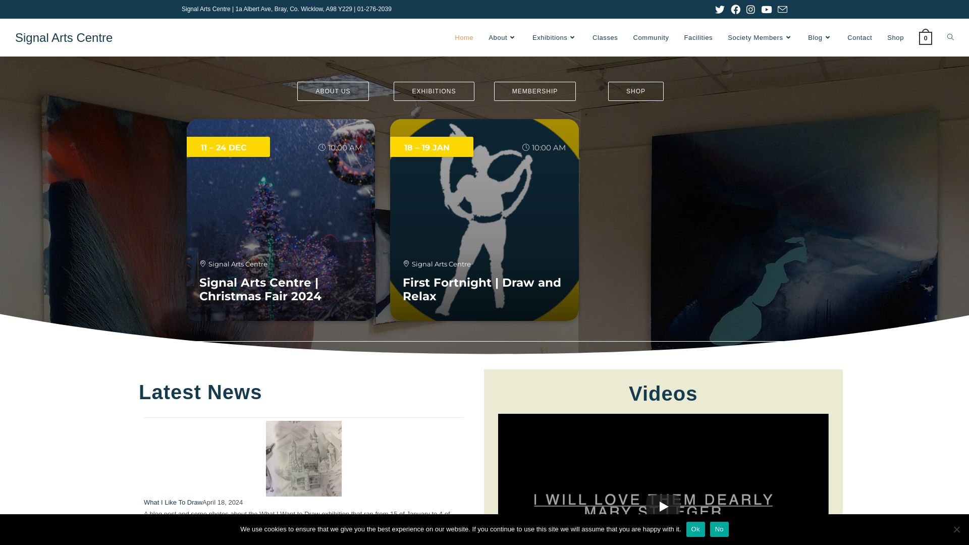 Status do site signalartscentre.ie está   ONLINE