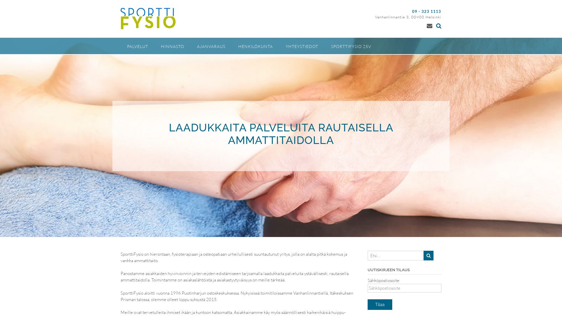 Status do site sportti-fysio.fi está   ONLINE