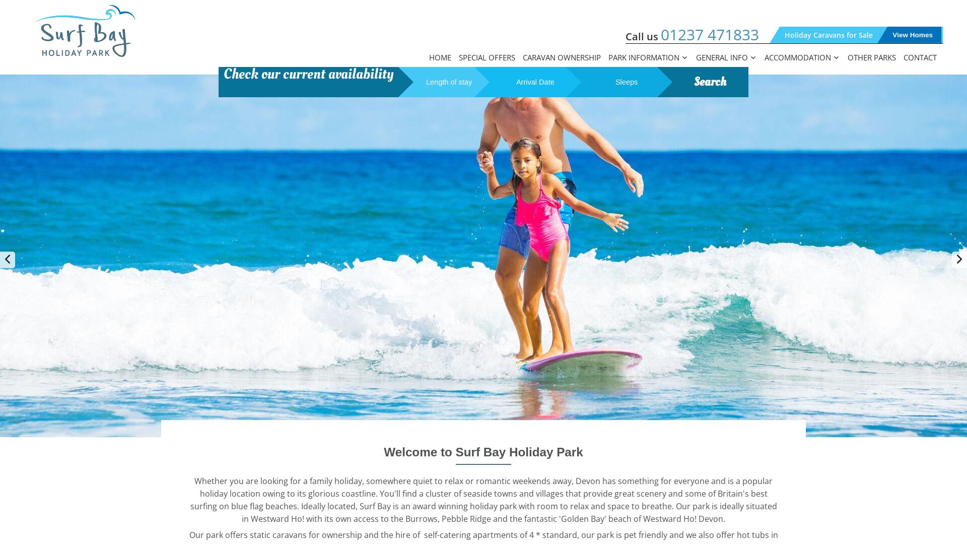 Status do site surfbay.co.uk está   ONLINE