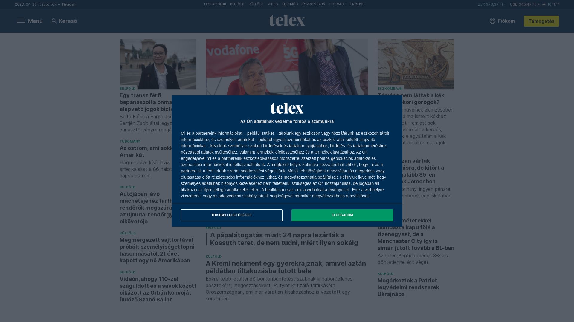 Status do site telex.hu está   ONLINE