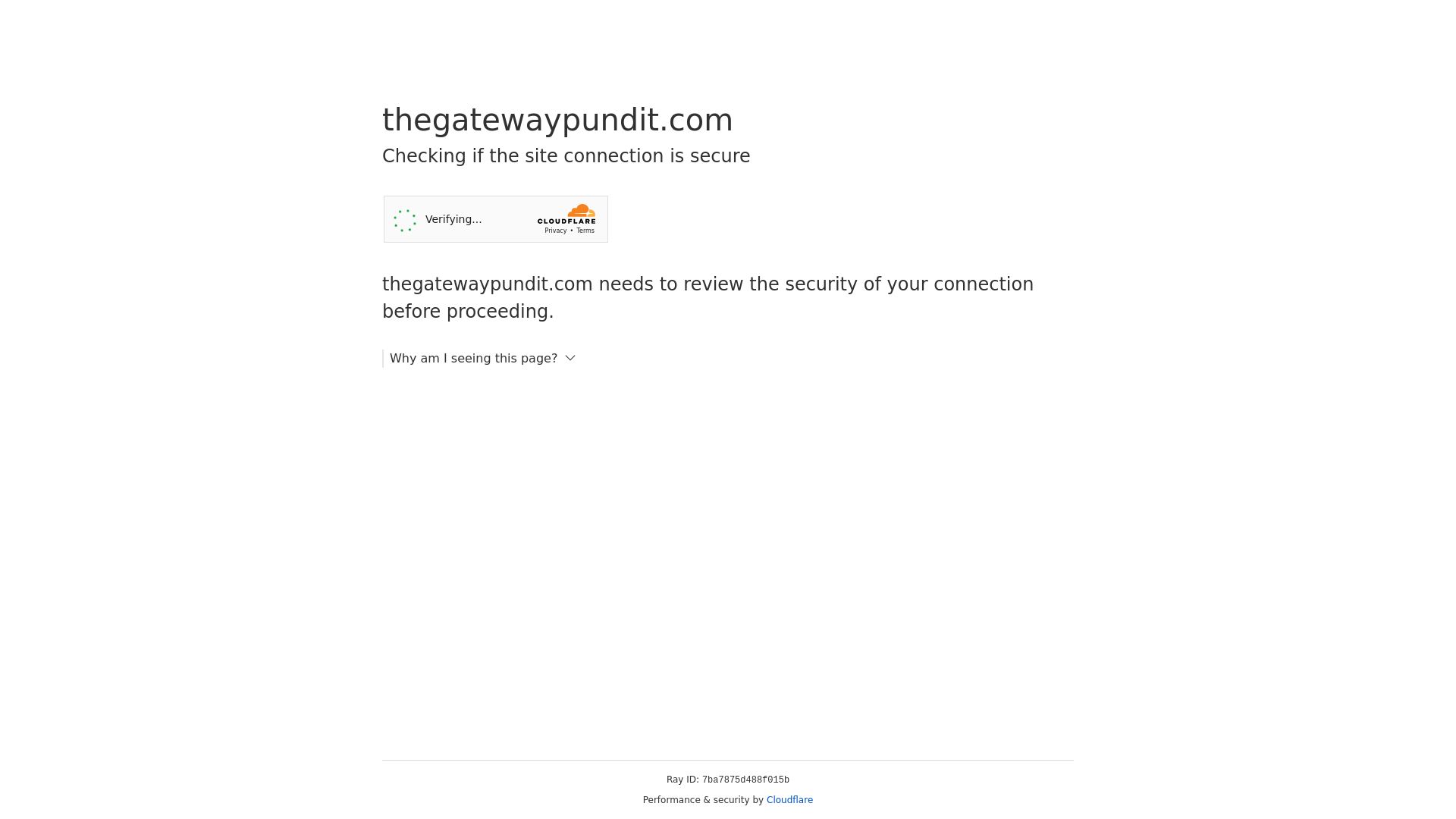 Status do site thegatewaypundit.com está   ONLINE