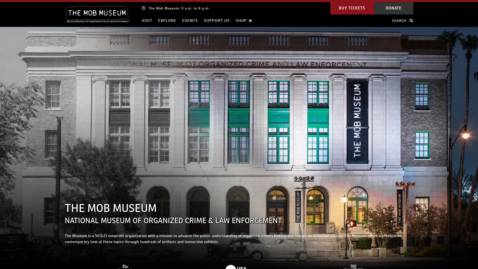 Status do site themobmuseum.org está   ONLINE