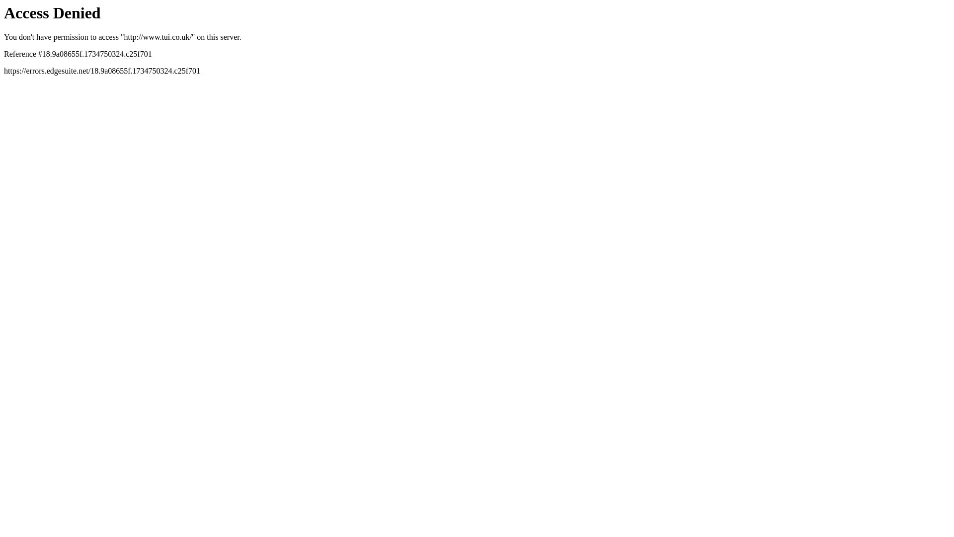 Status do site thomson.co.uk está   ONLINE