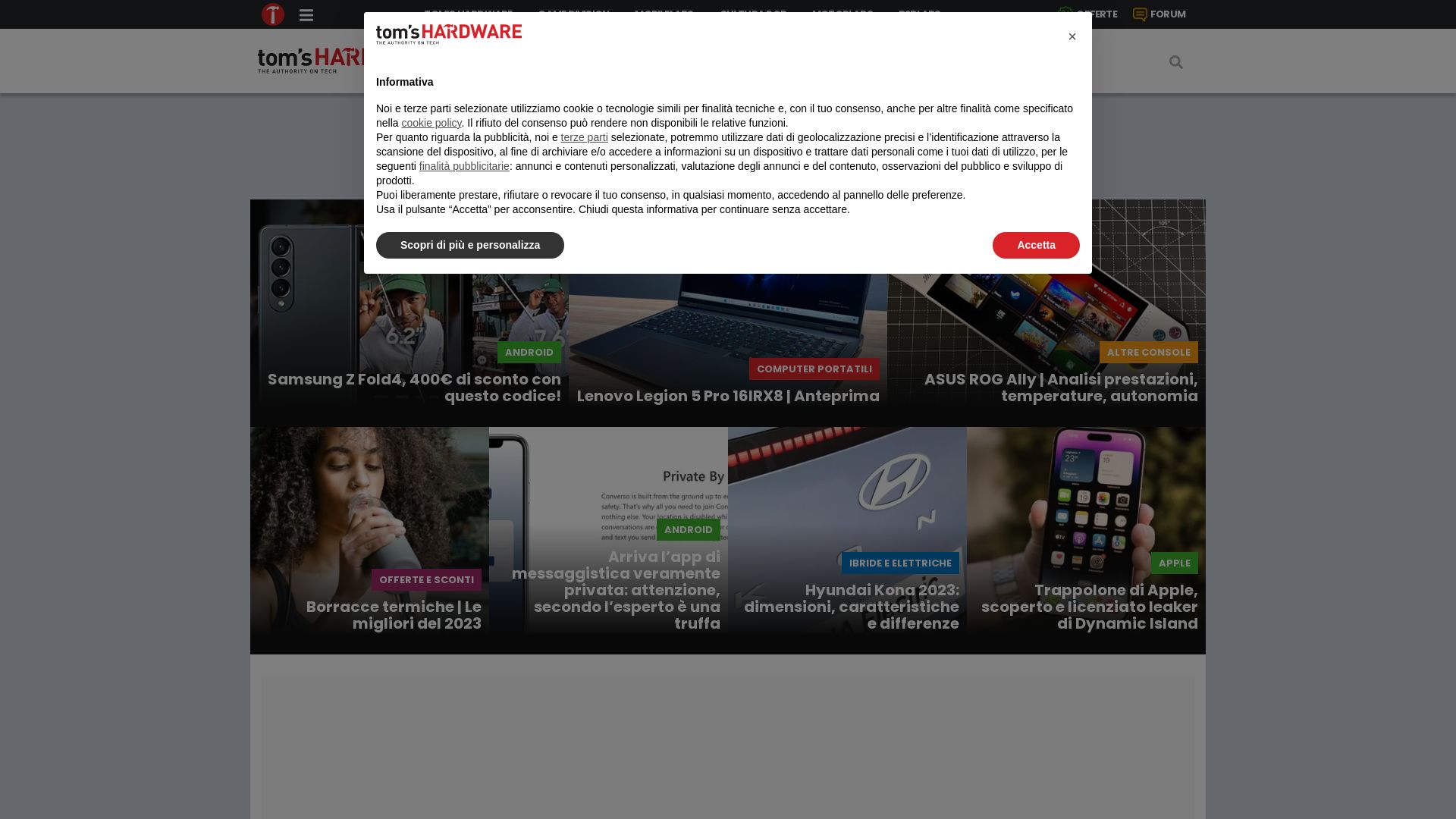 Status do site tomshw.it está   ONLINE