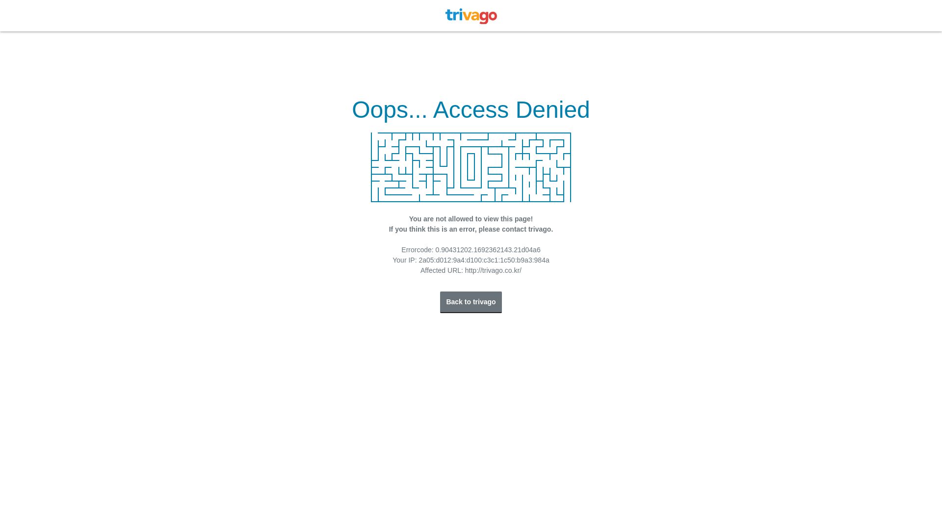 Status do site trivago.co.kr está   ONLINE
