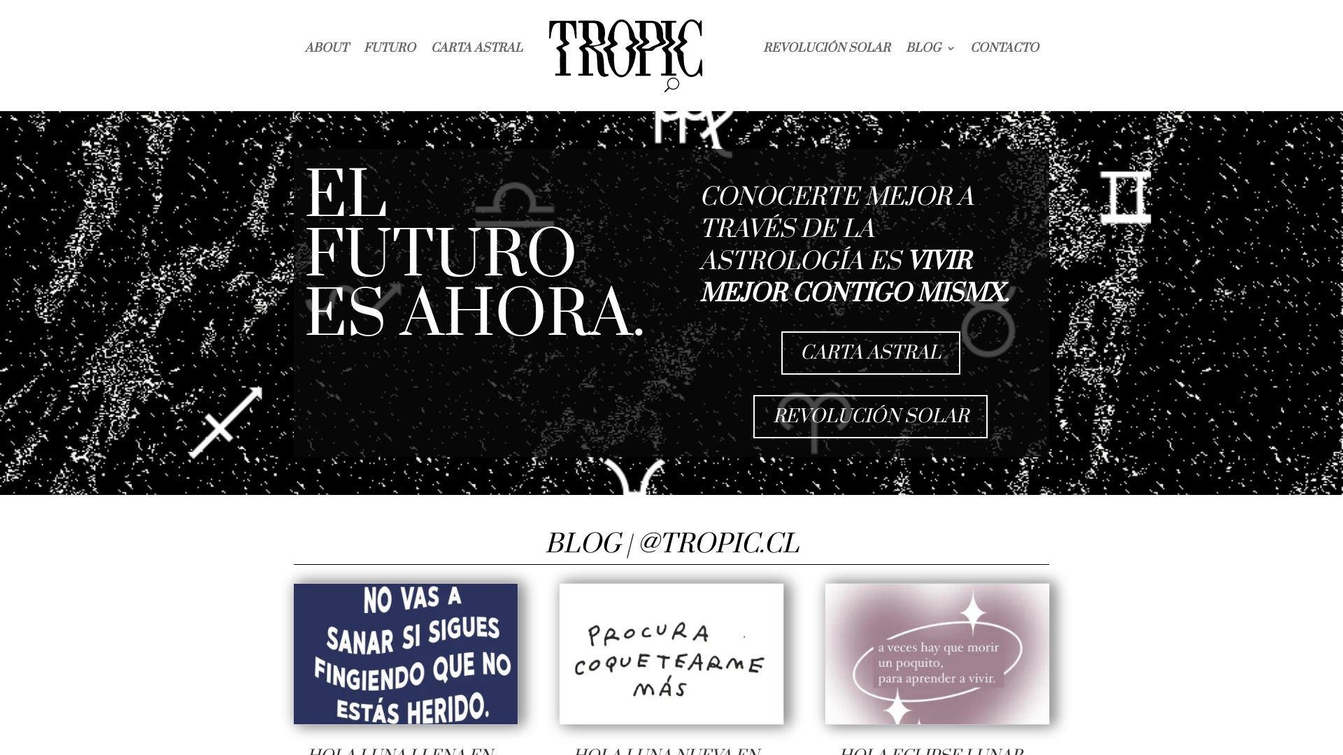 Status do site tropic.cl está   ONLINE