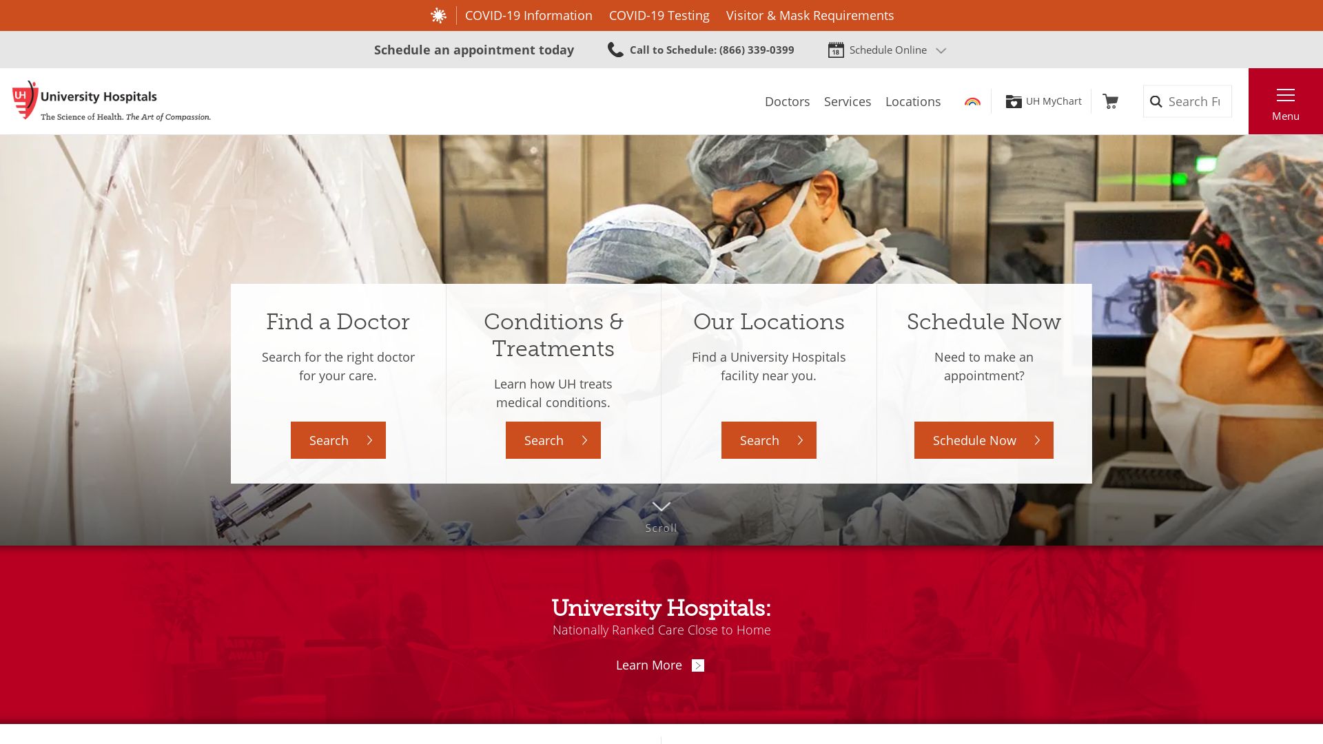 Status do site uhhospitals.org está   ONLINE
