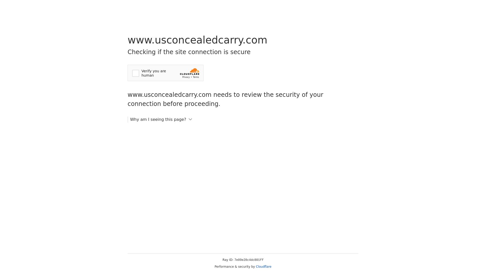Status do site usconcealedcarry.com está   ONLINE