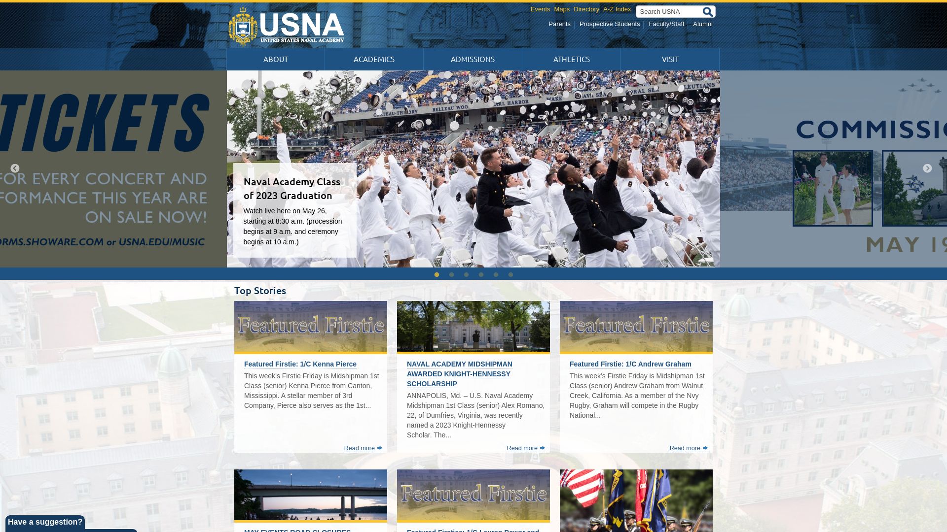 Status do site usna.edu está   ONLINE
