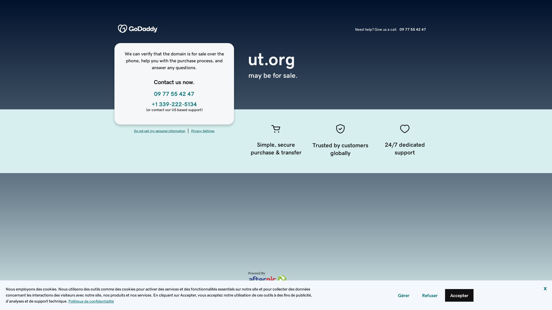 Status do site ut.org está   ONLINE