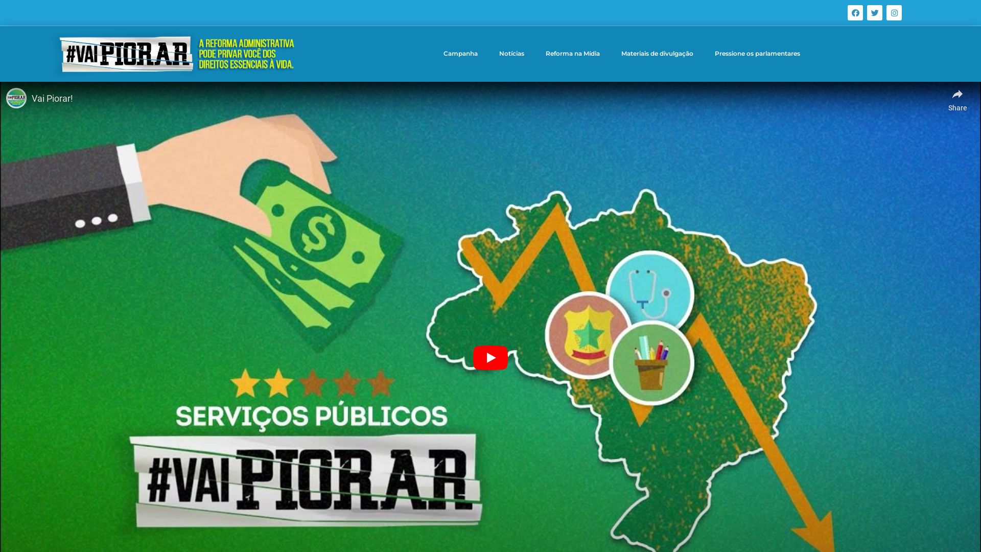 Status do site vaipiorar.com.br está   ONLINE