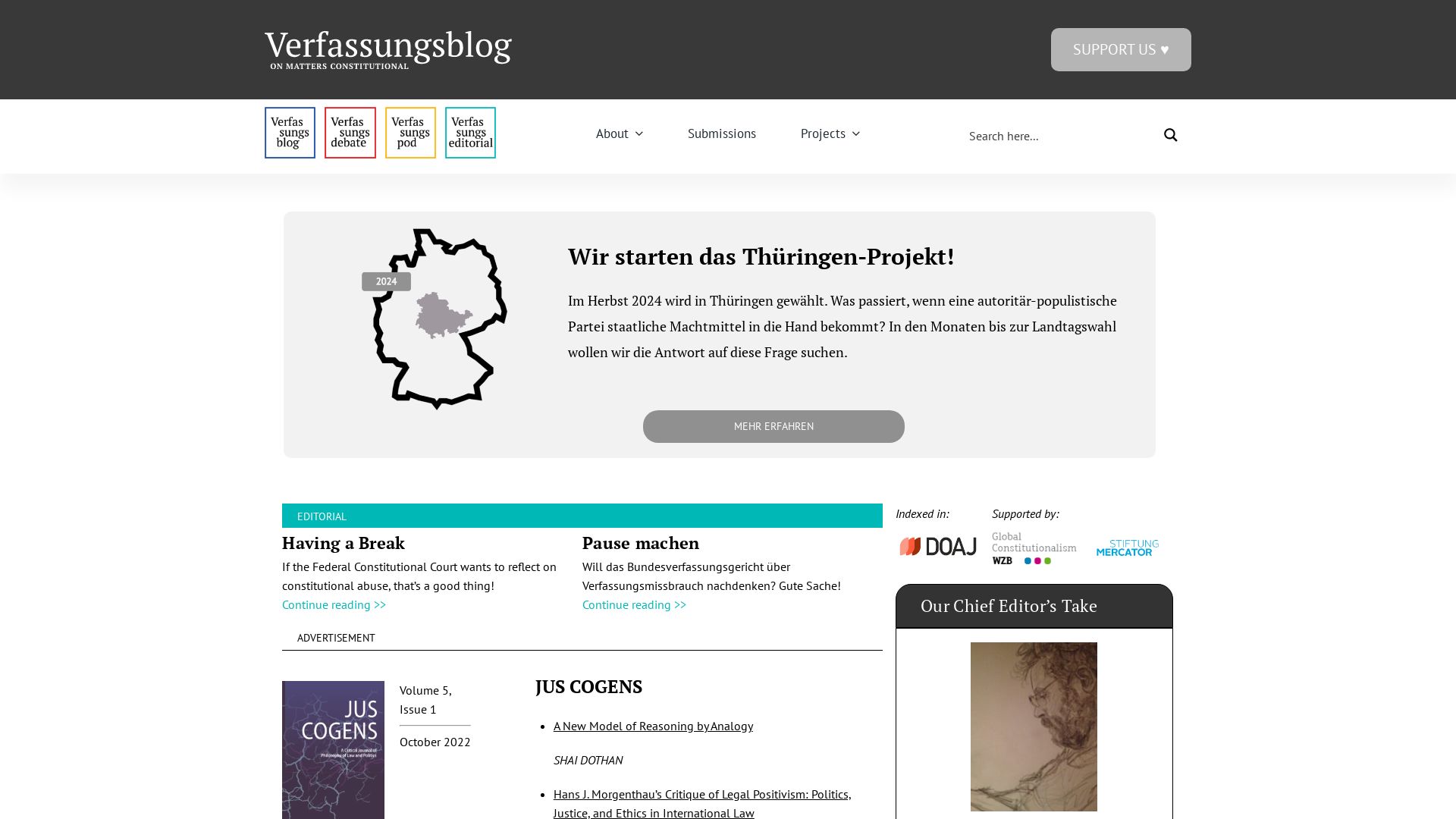 Status do site verfassungsblog.de está   ONLINE