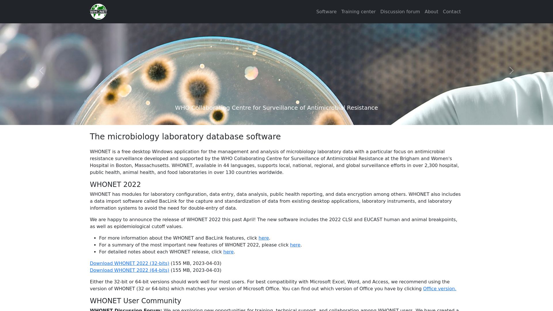 Status do site whonet.org está   ONLINE