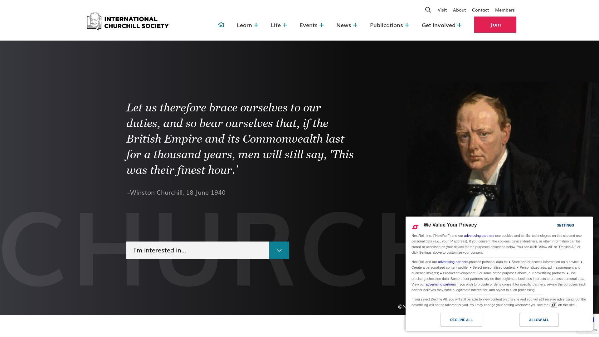 Status do site winstonchurchill.org está   ONLINE