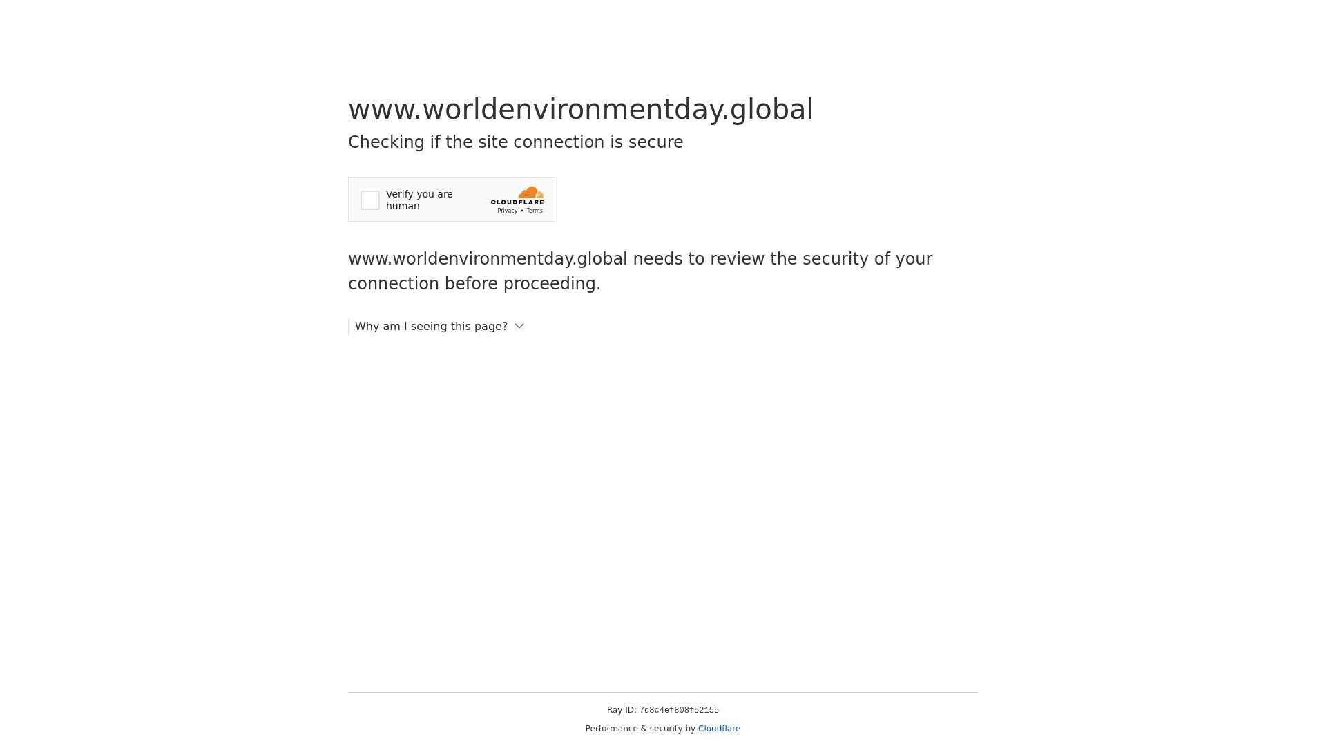 Status do site worldenvironmentday.global está   ONLINE