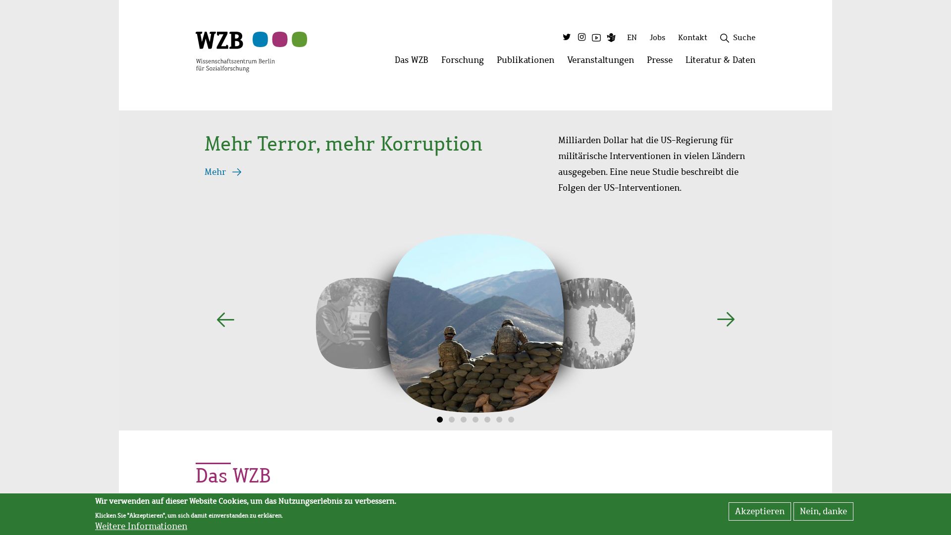 Status do site wzb.eu está   ONLINE