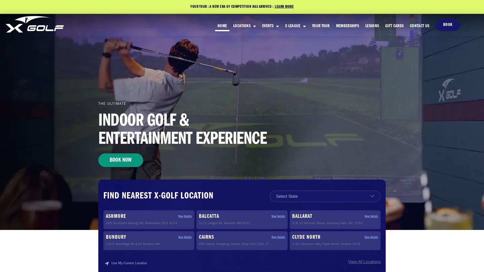 Status do site xgolf.com.au está   ONLINE